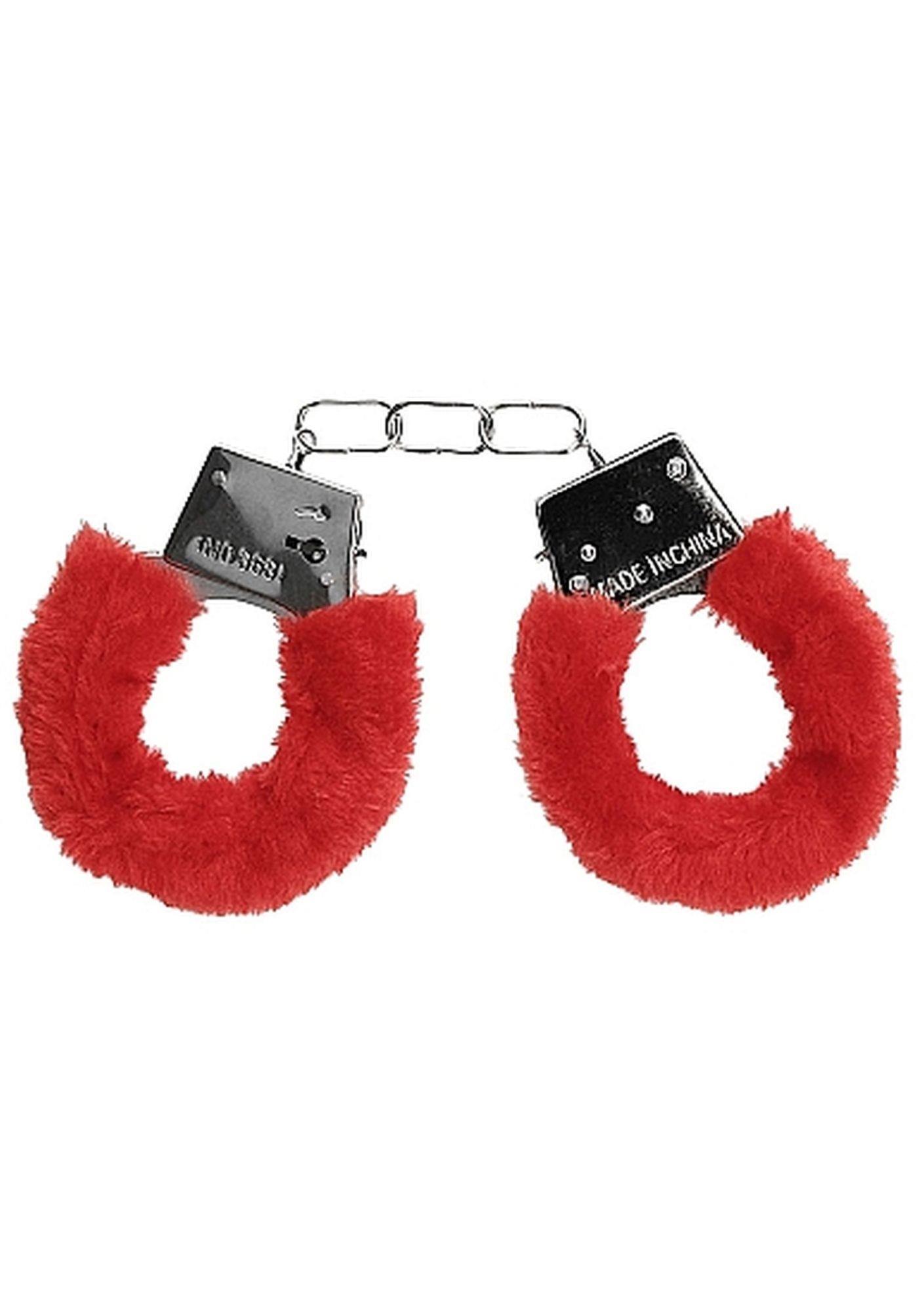 Beginner""S Handcuffs Furry - Red