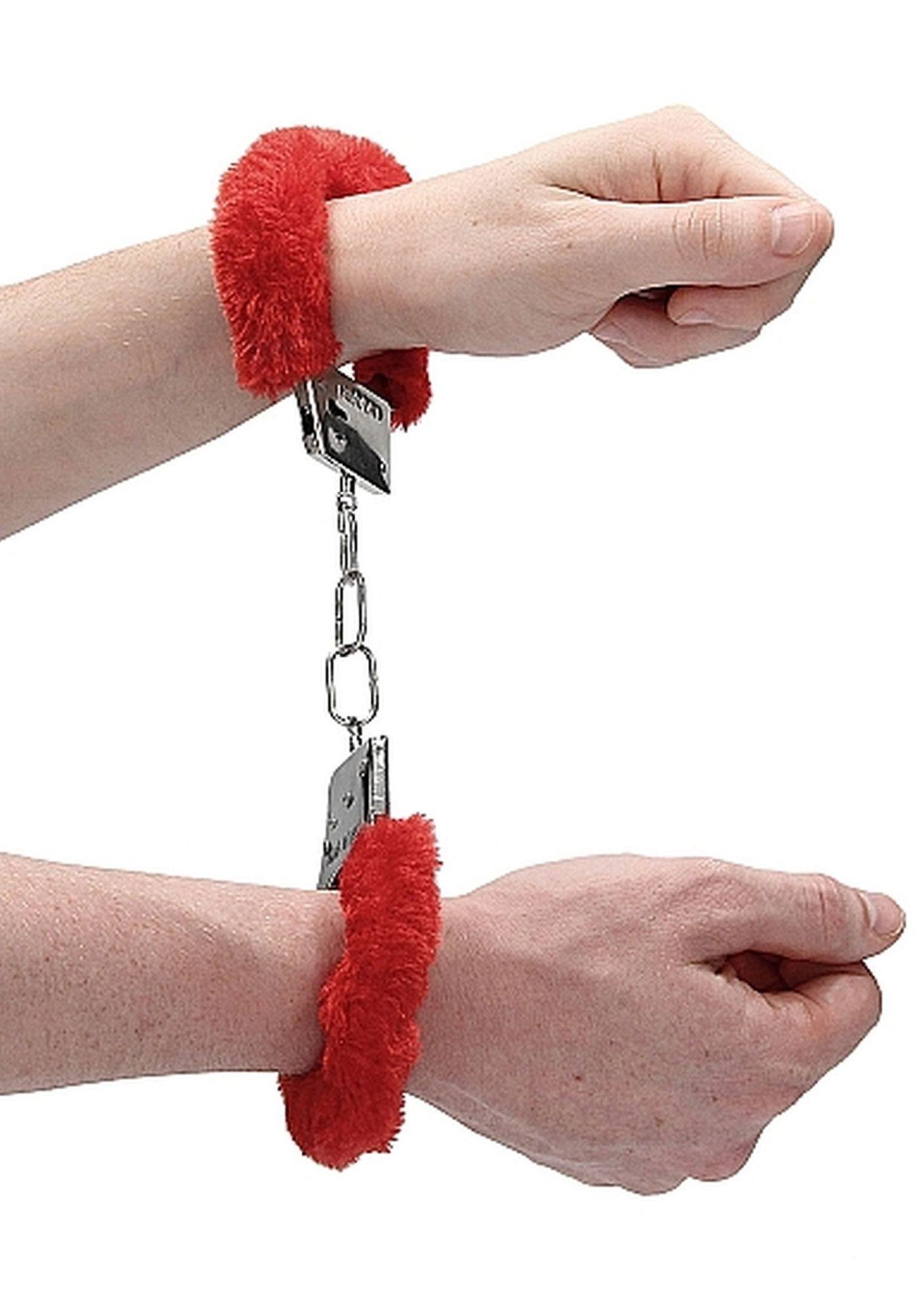 Beginner""S Handcuffs Furry - Red