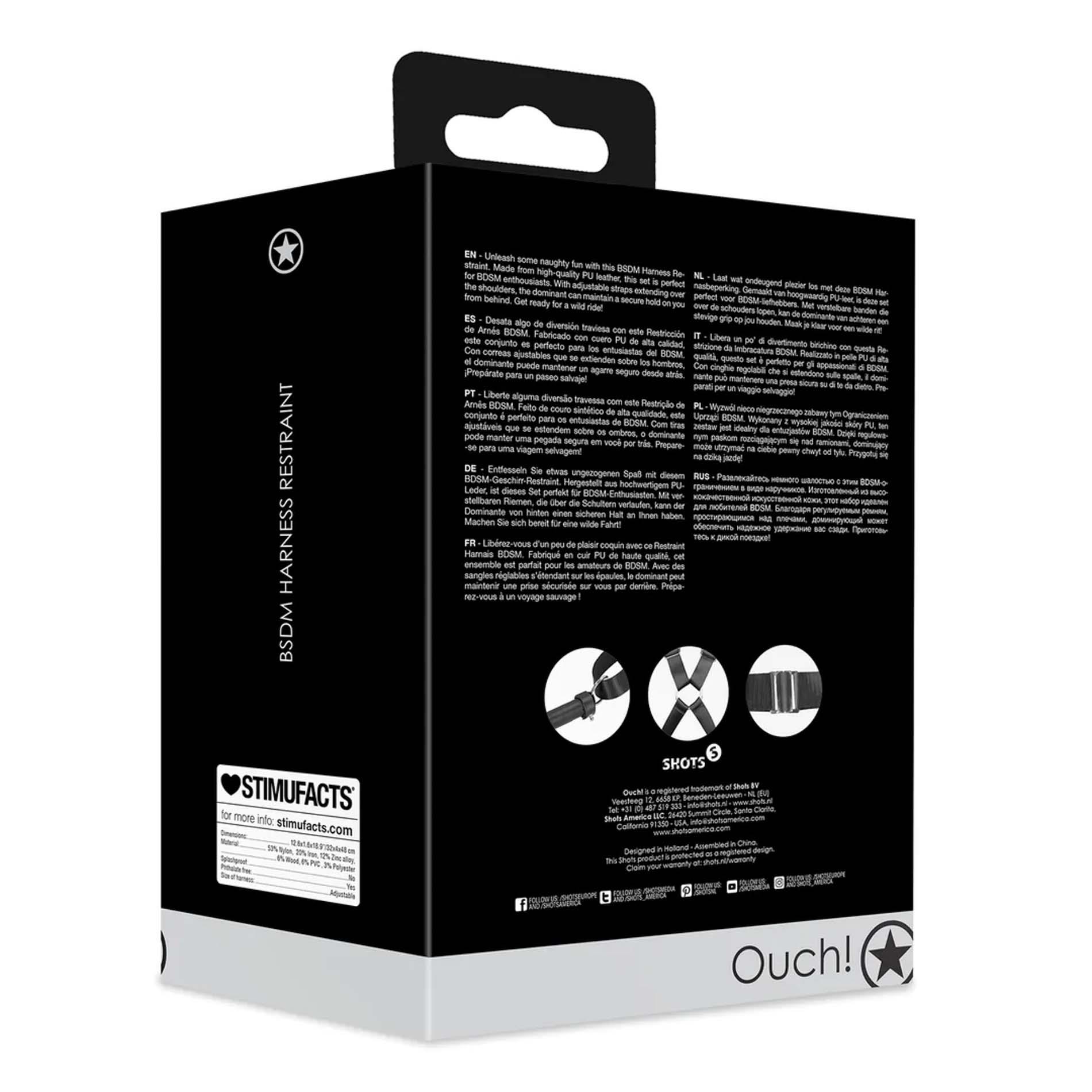 Bsdm Harness Restraint - Black