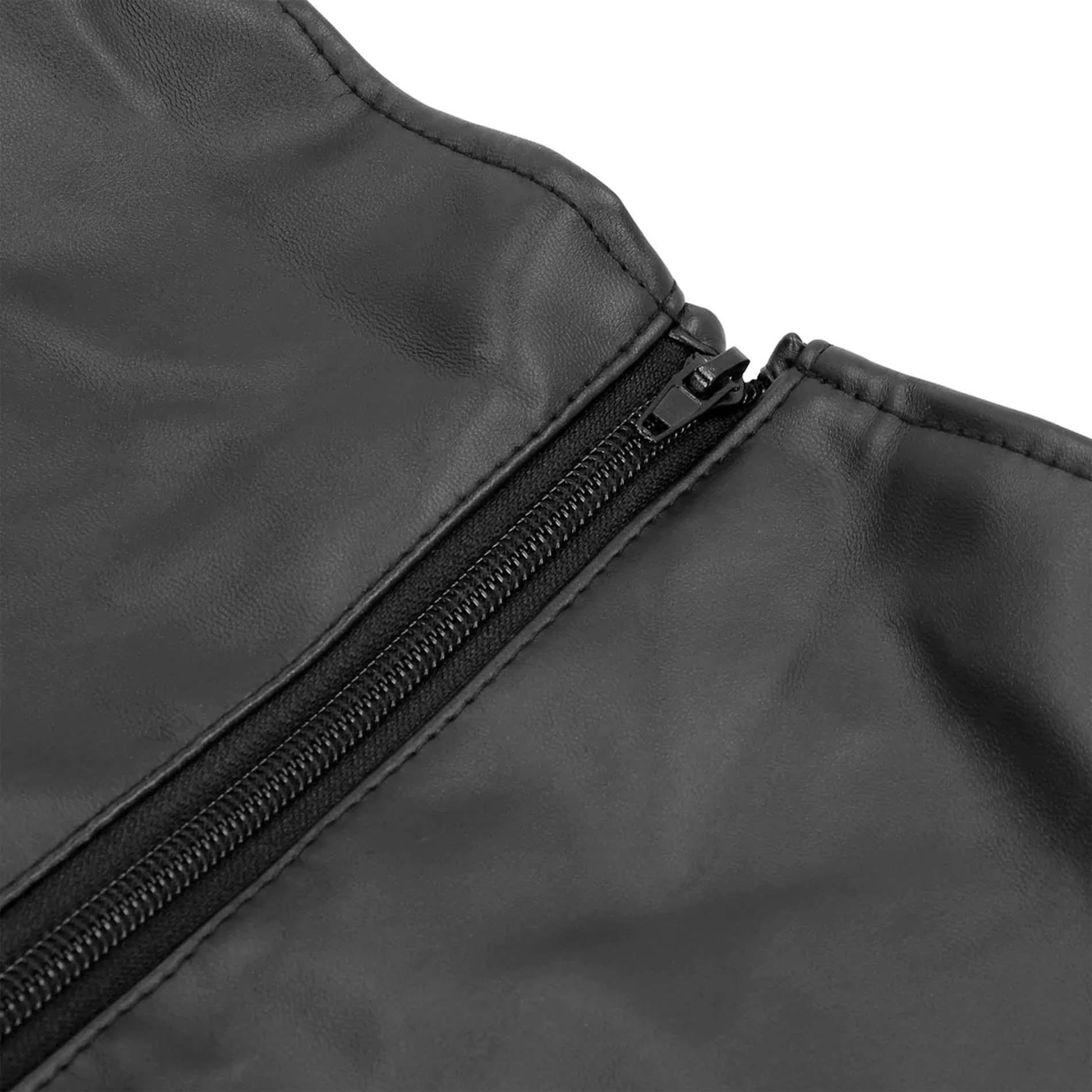 Zip-Up Full Arm And Shoulder Sleeve Restraint - Black