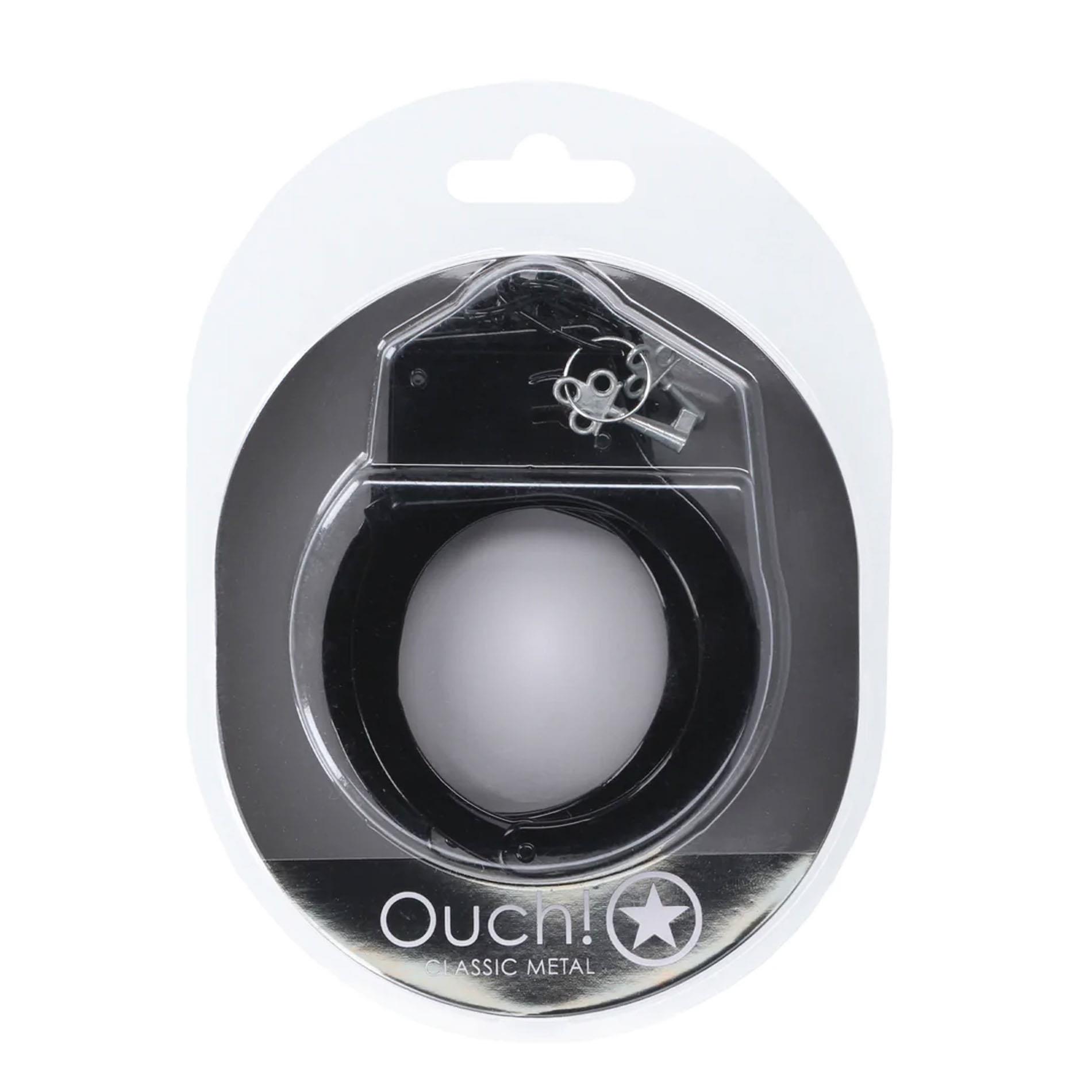 Classic Metal Handcuffs - Black