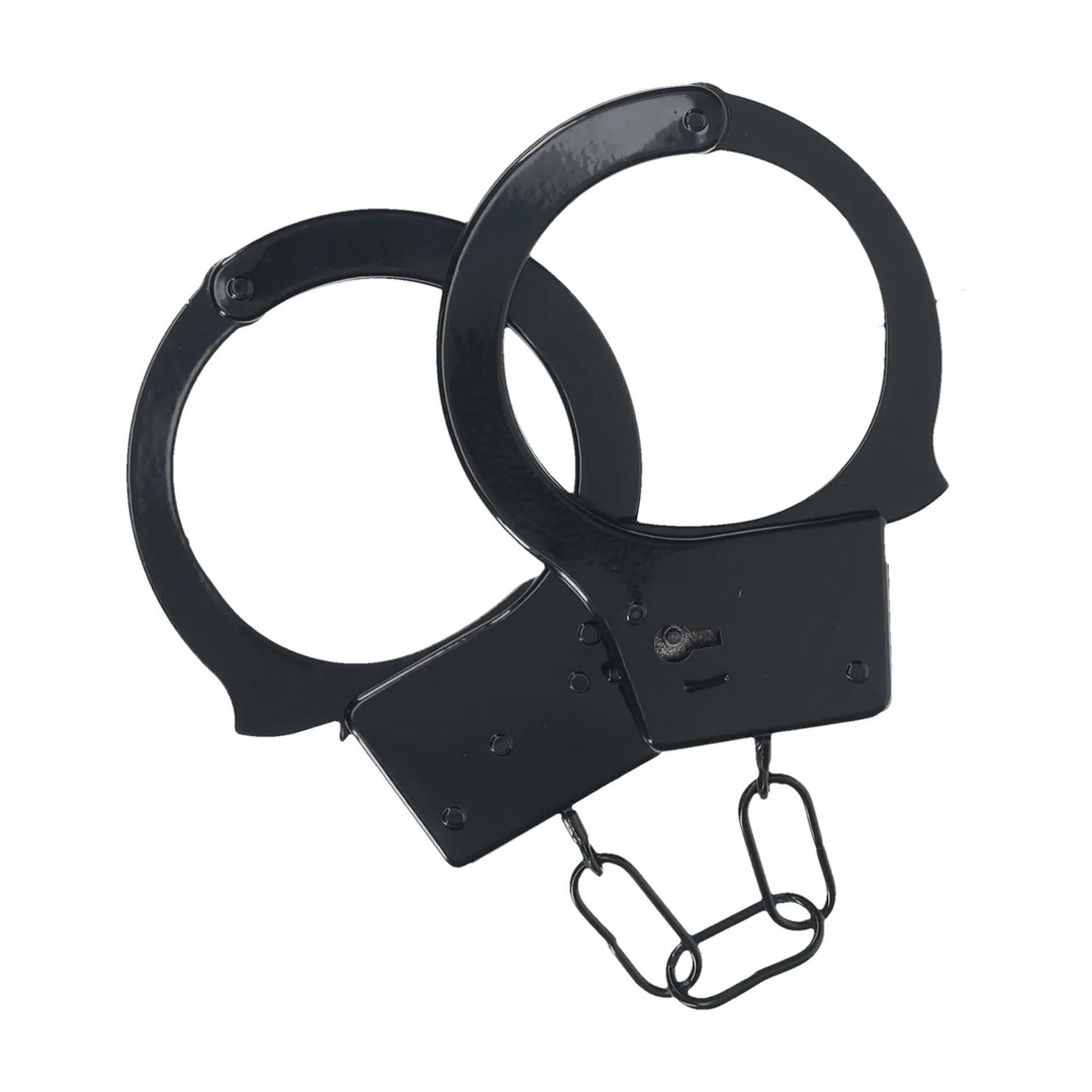 Classic Metal Handcuffs - Black