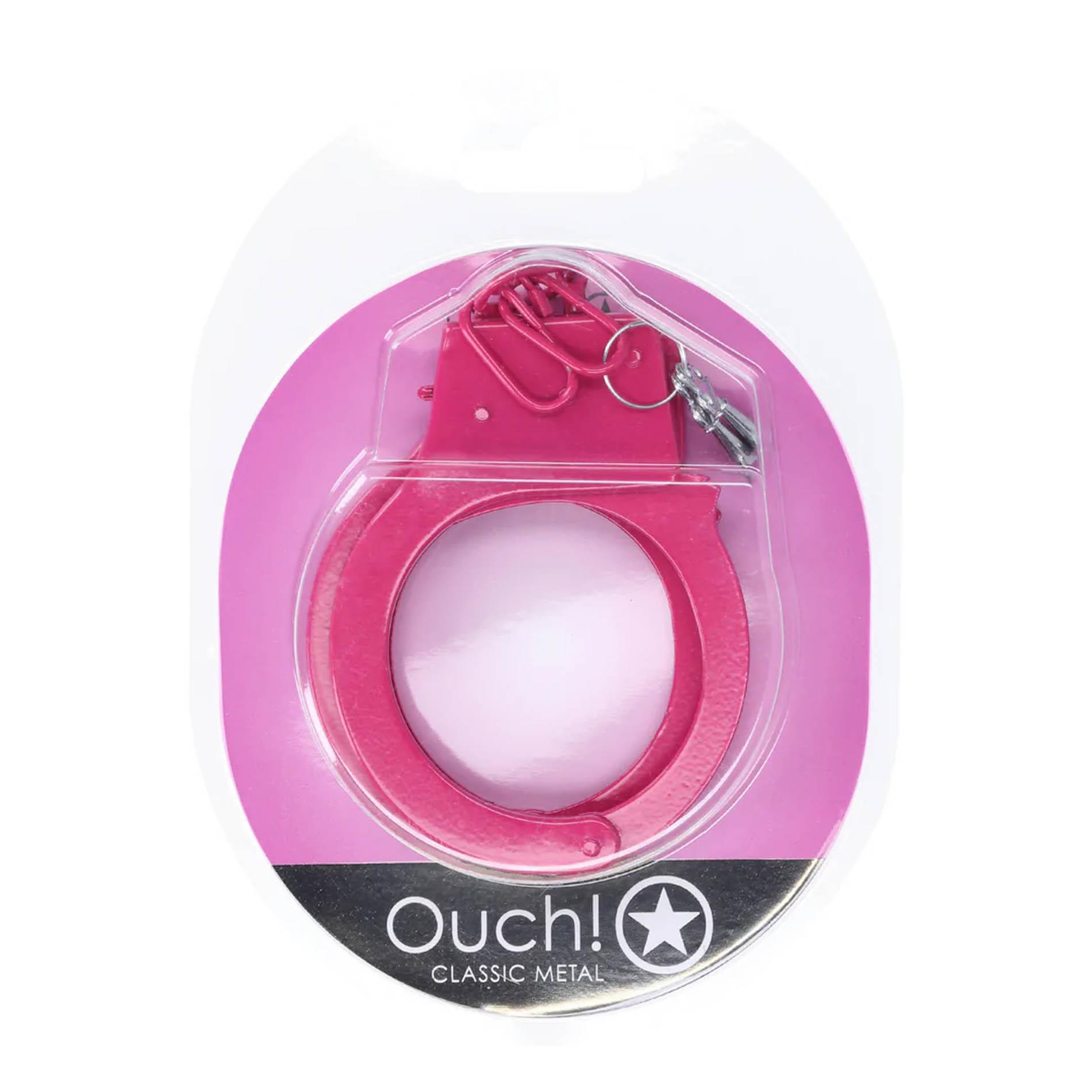 Classic Metal Handcuffs – Pink