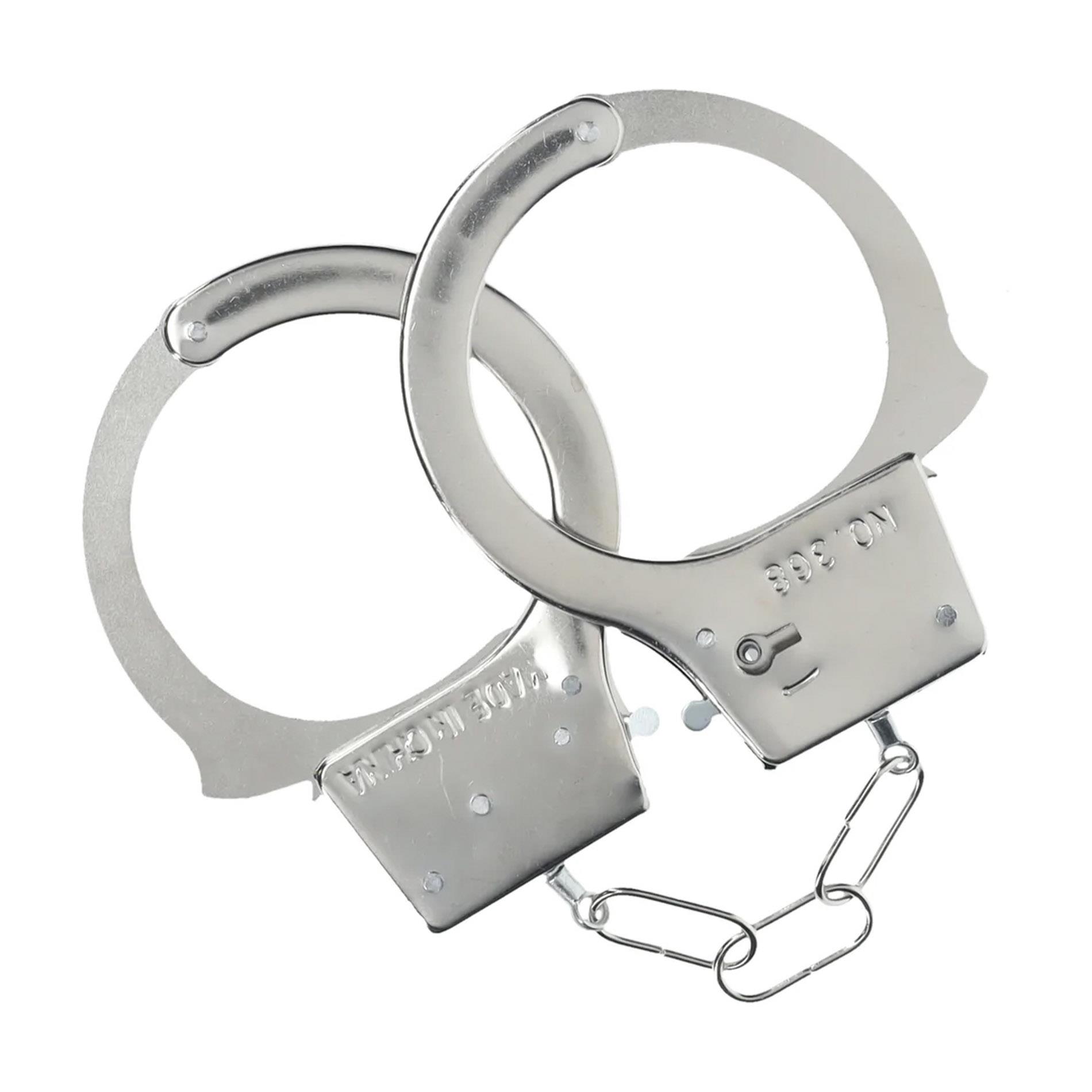 Classic Metal Handcuffs - Silver