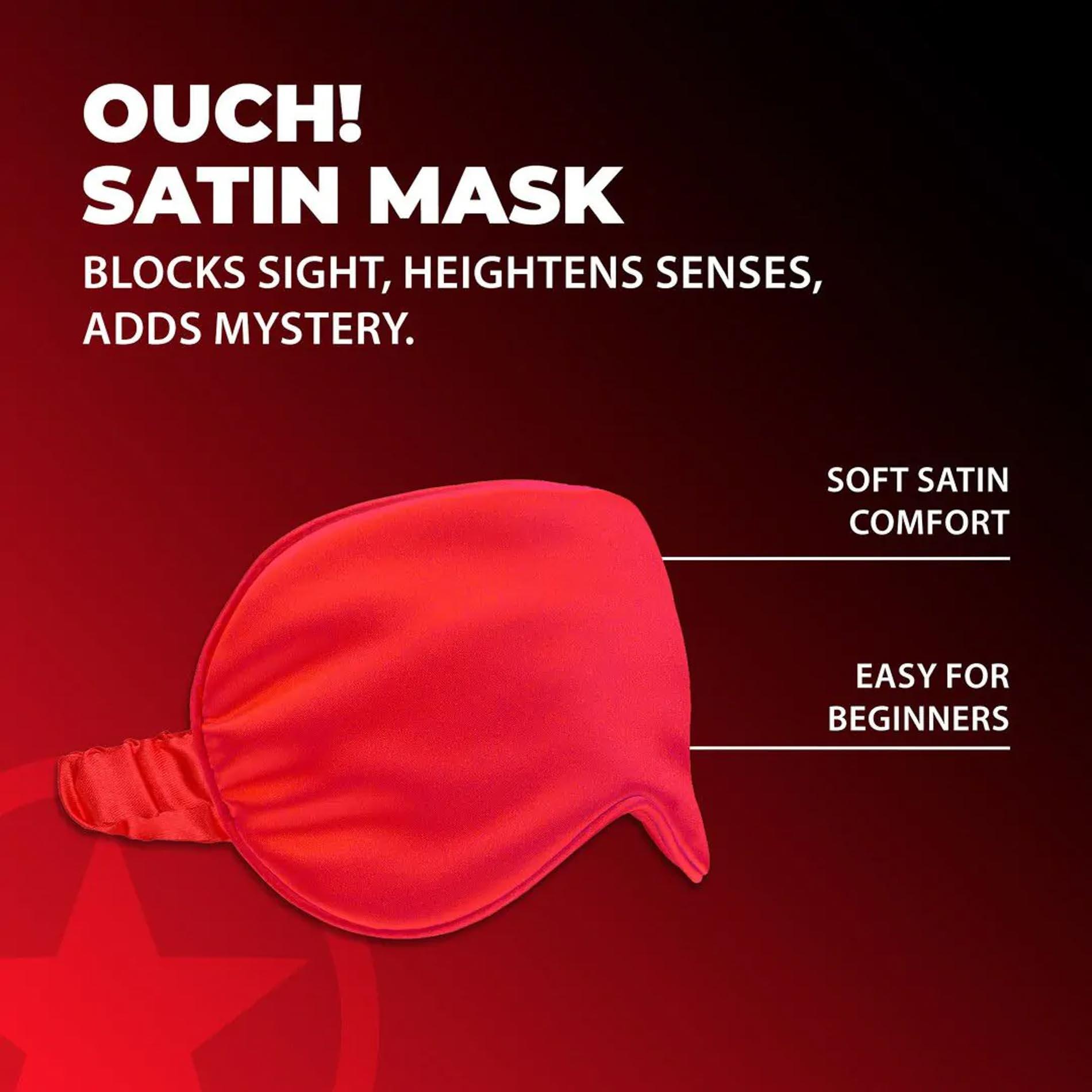 Satin Mask - Red