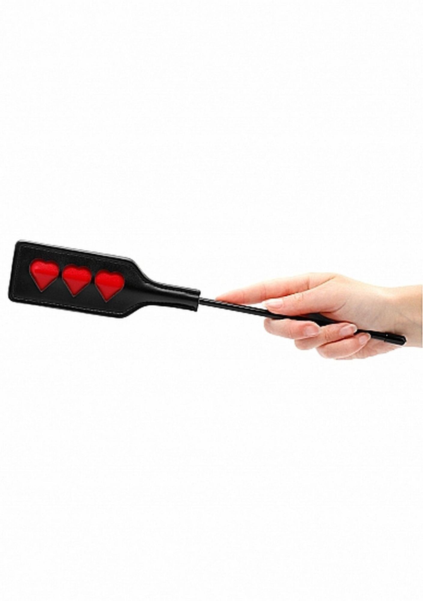 Ouch! Crop - Heart - Small - Black