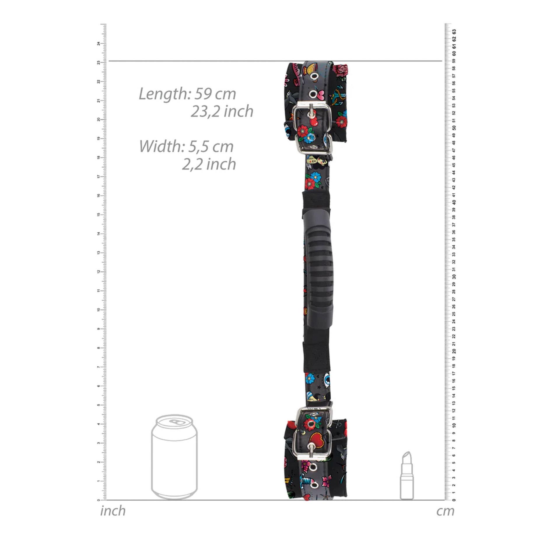 Printed Handcuffs With Handle