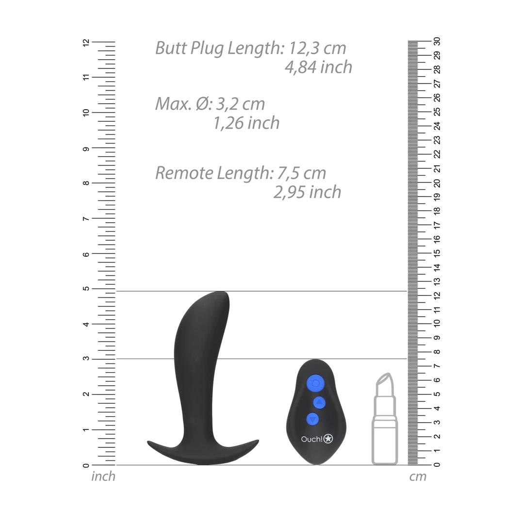 E-Stim Vibrating Butt Plug