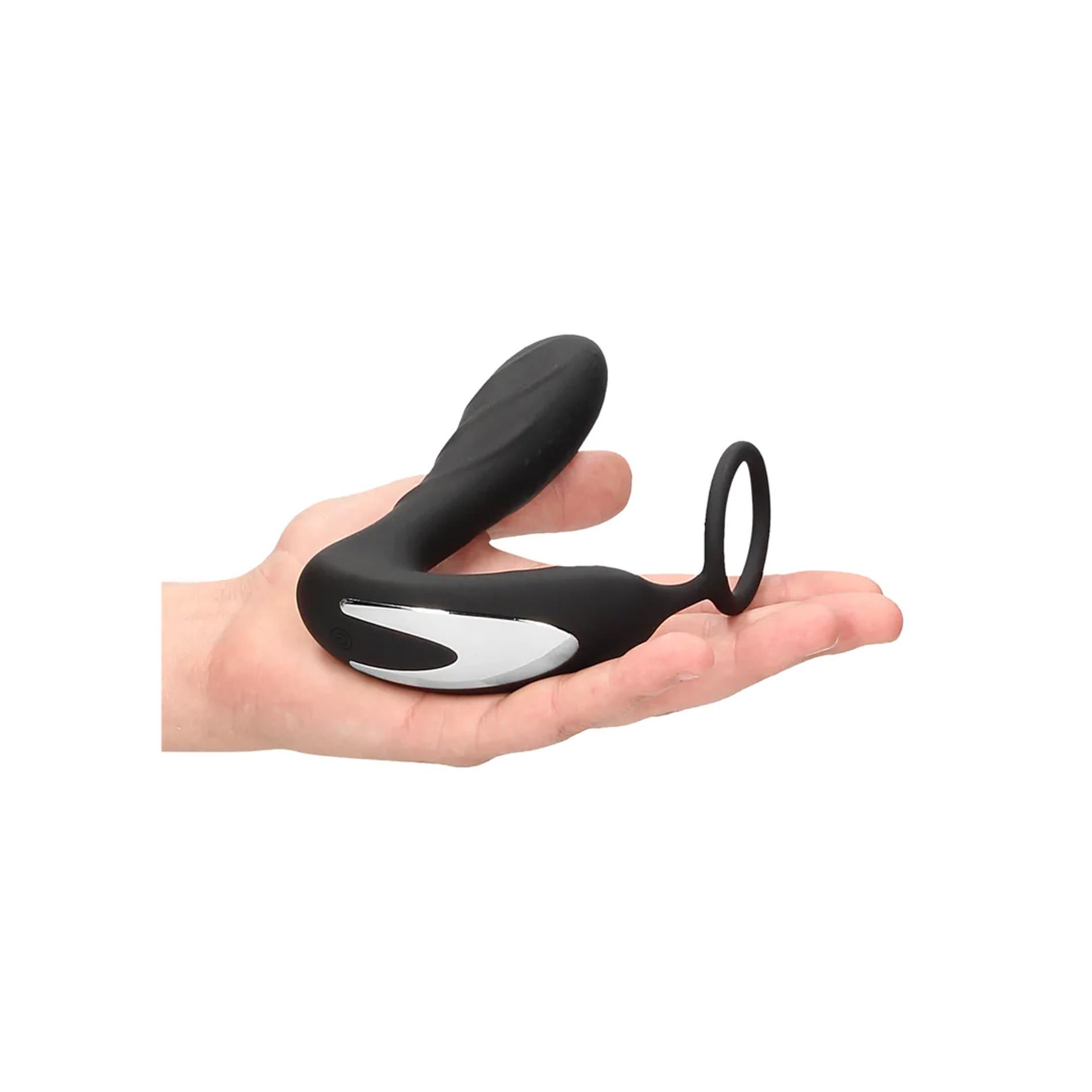 E-Stim Vibrating Butt Plug  Cockring