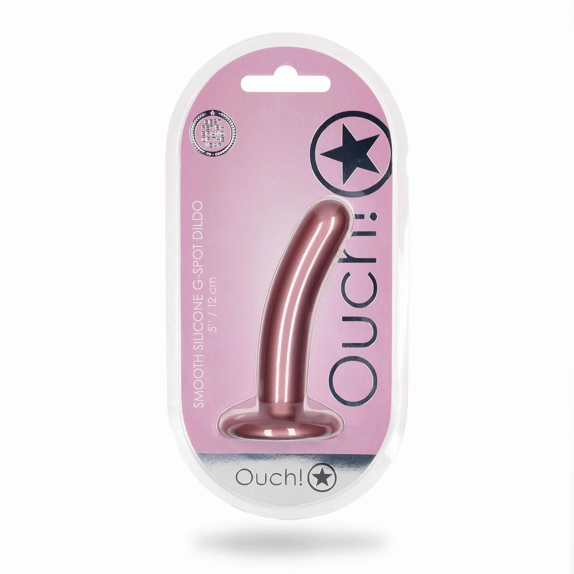 Smooth Silicone G-Spot Dildo - 5'' / 12 Cm