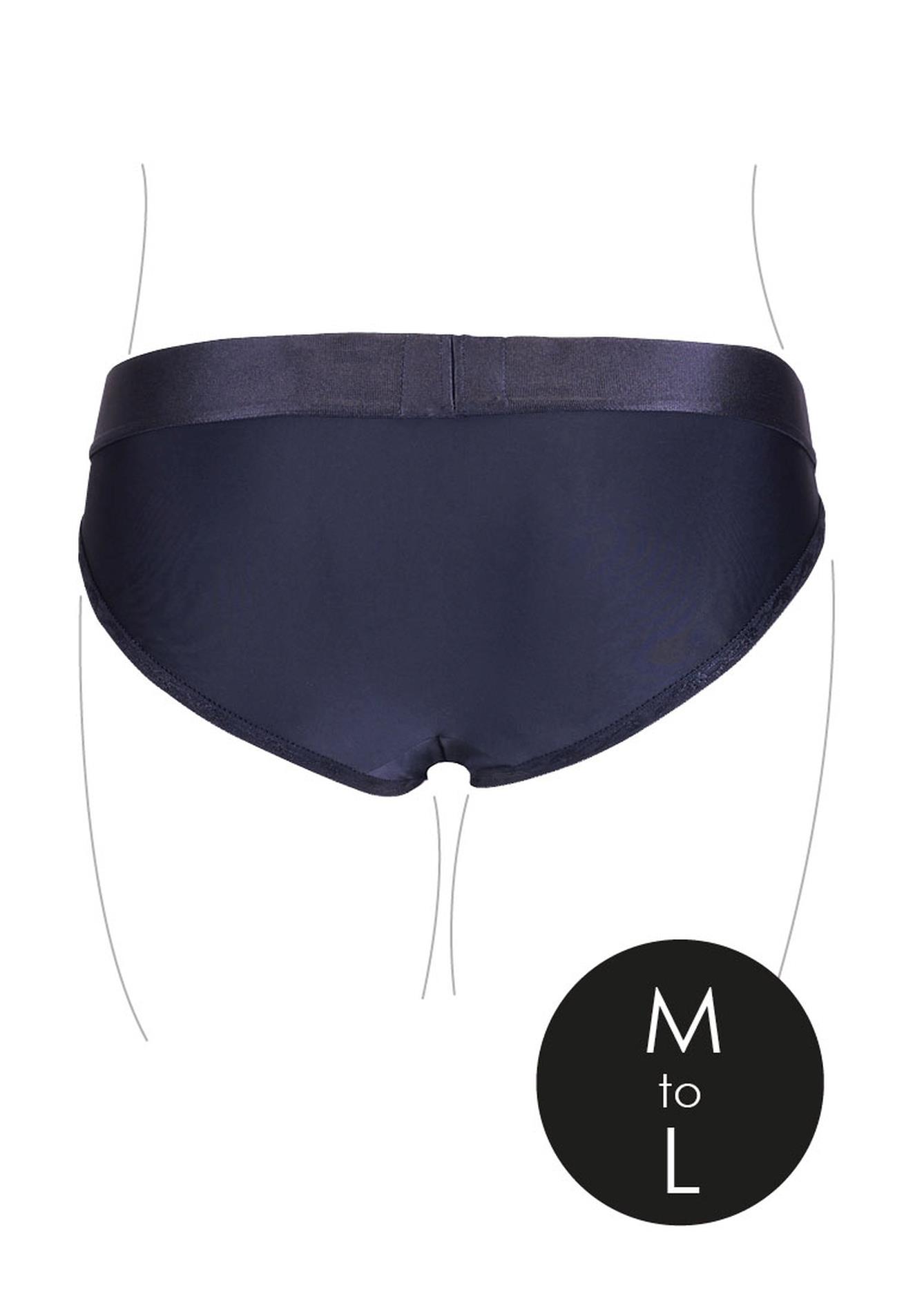 Vibrating Strap-On Hipster - M/L
