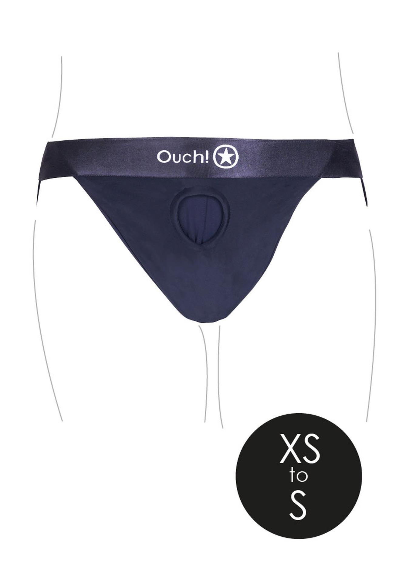 Vibrating Strap-On Panty Harness With Open Back - Xs/S