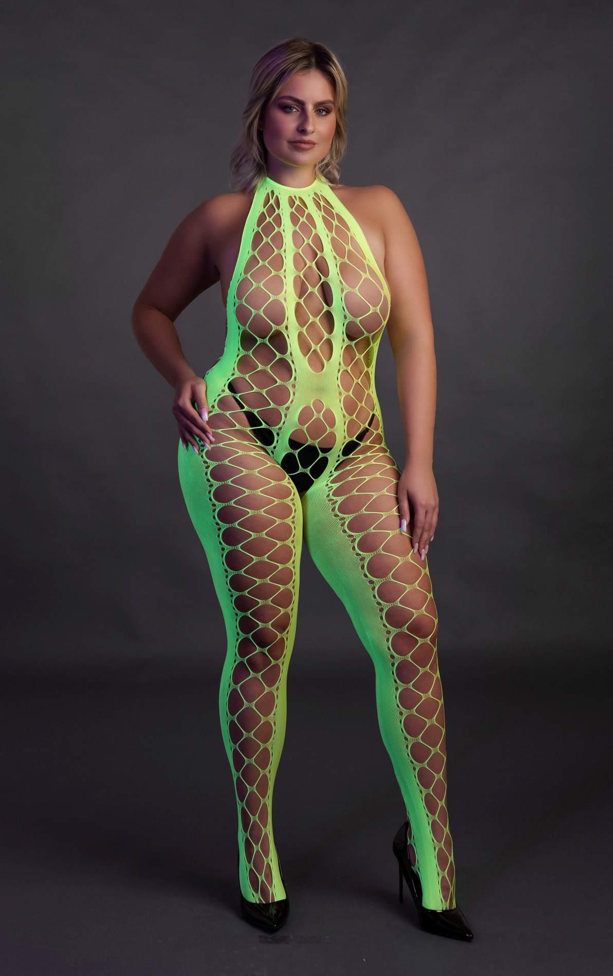 Bodystocking With Halterneck  Xl/Xxxxl