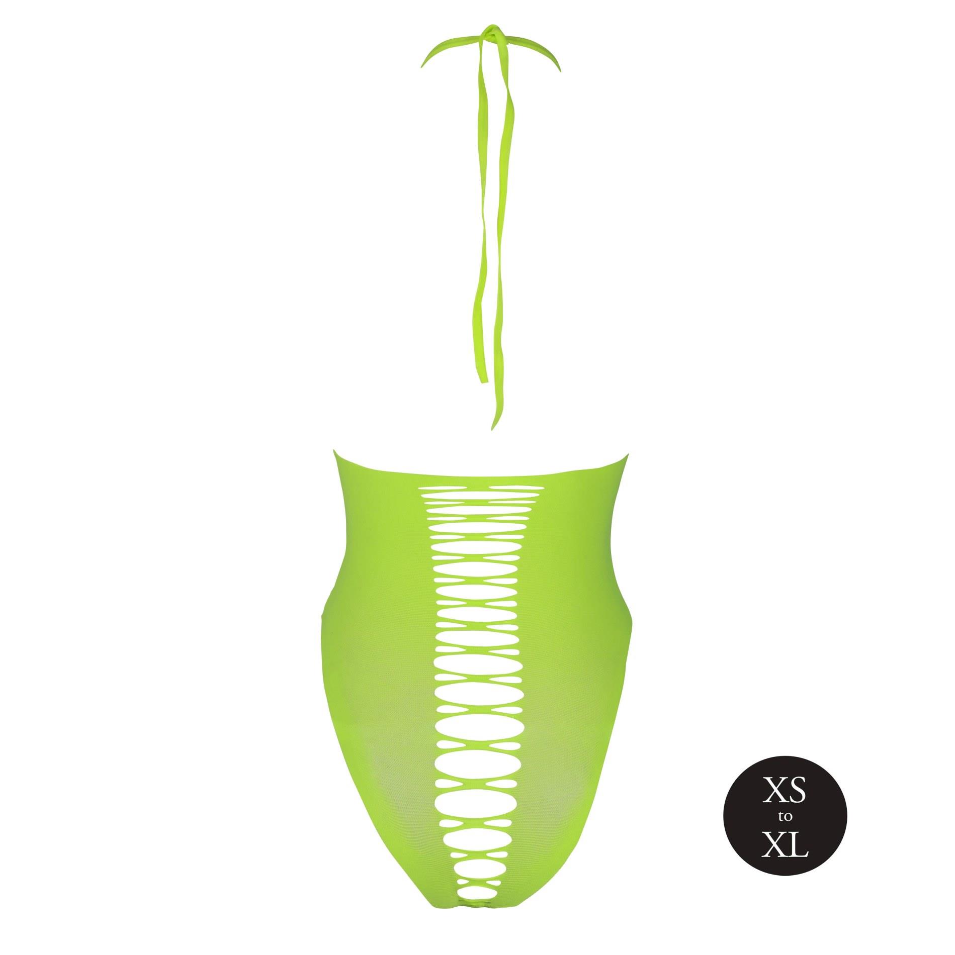 High-Cut Body - Neon Green - Xs/Xl