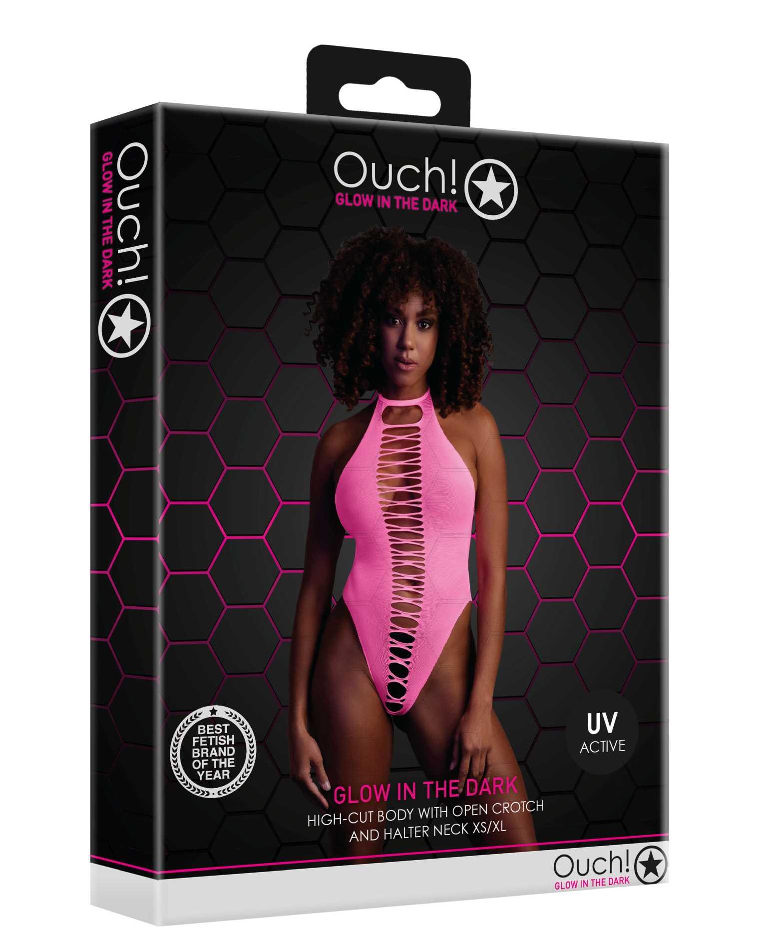 High-Cut Body - Neon Pink - Xs/Xl