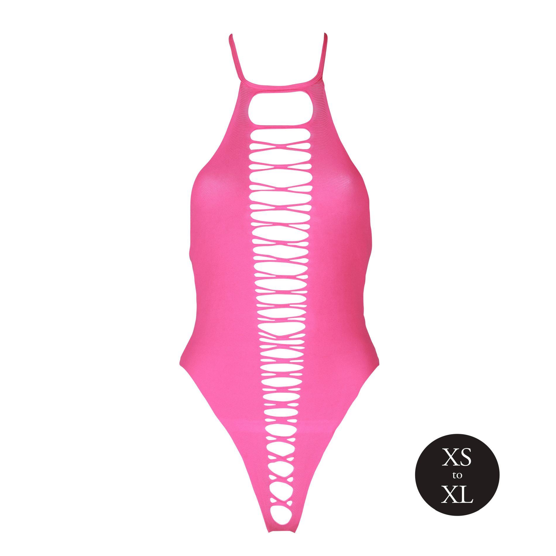 High-Cut Body - Neon Pink - Xs/Xl