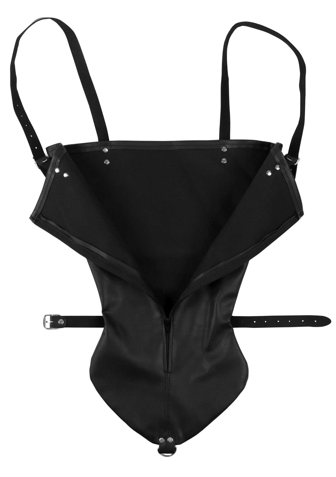 Zip-Up Full Sleeve Arm Restraint - Black