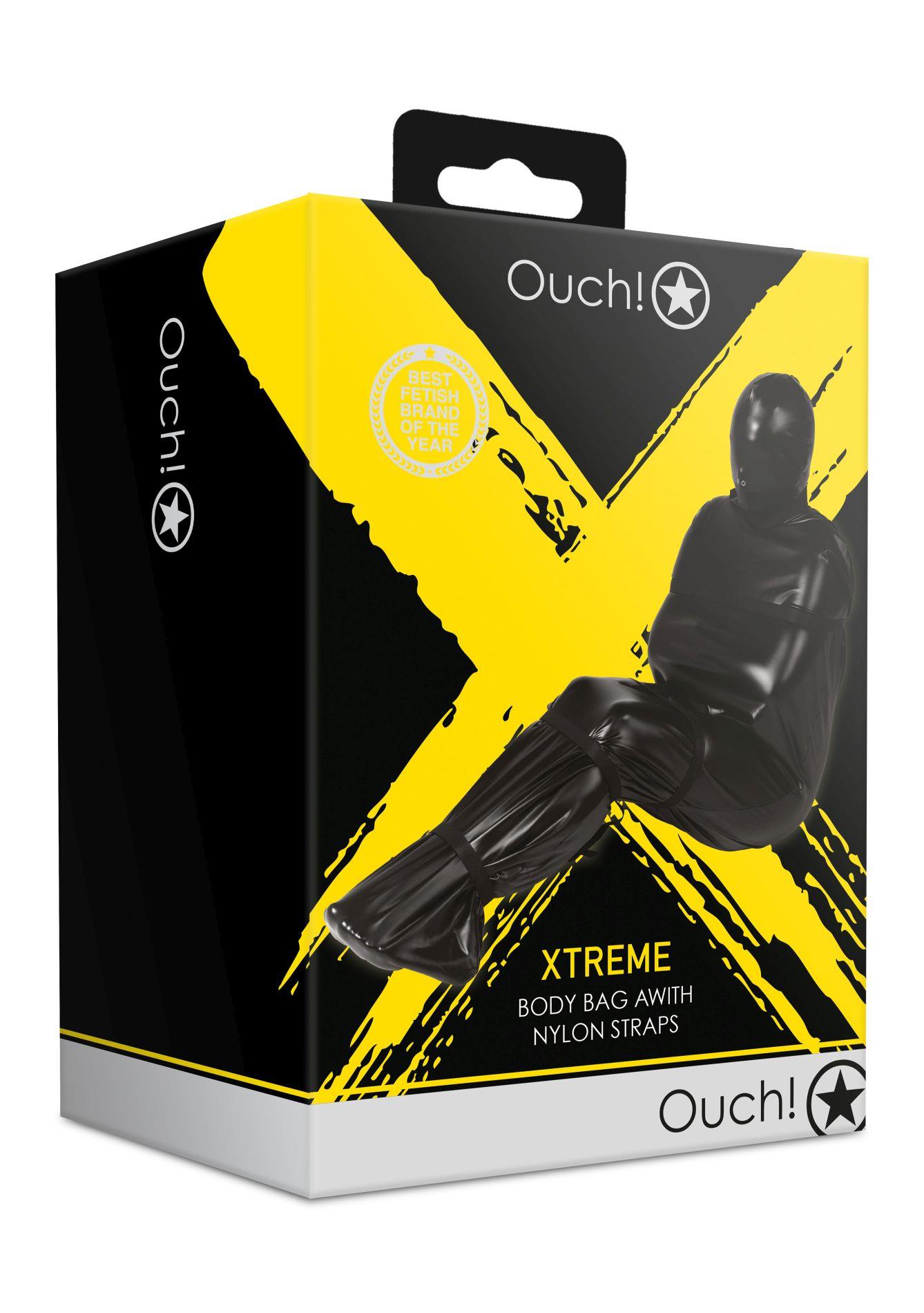 Body Bag With Nylon Straps - Black