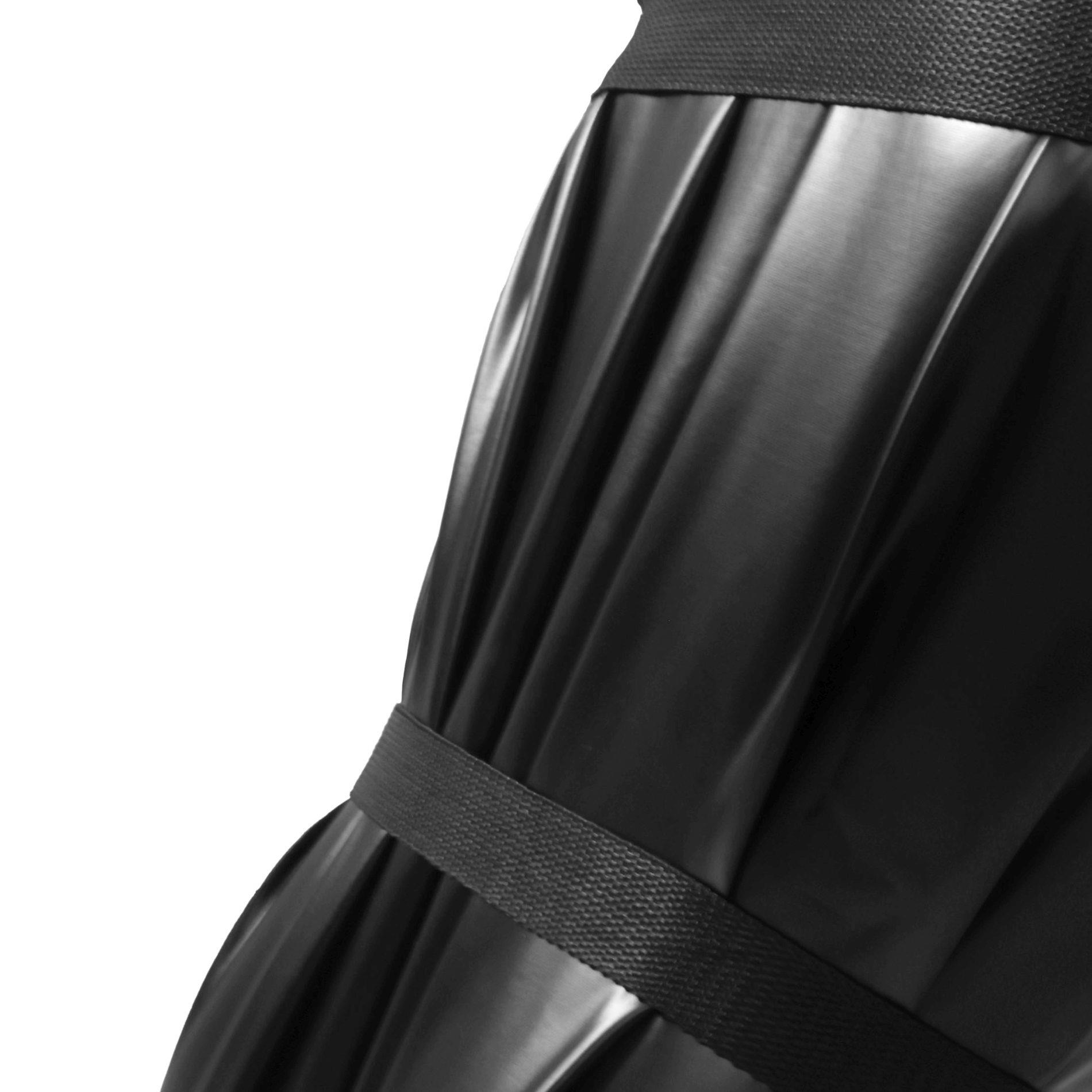 Body Bag With Nylon Straps - Black