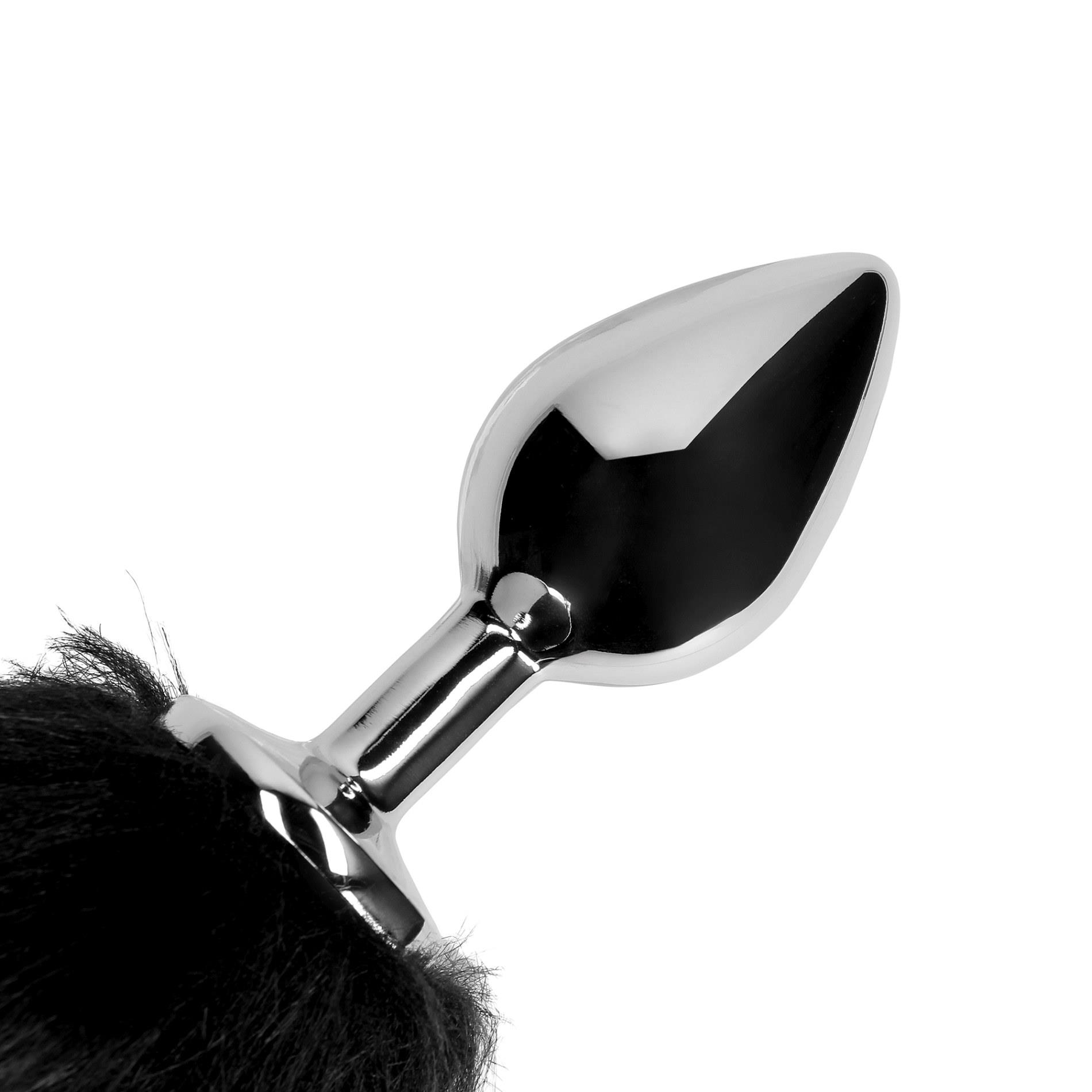 Fox Tail With Metal Butt Plug