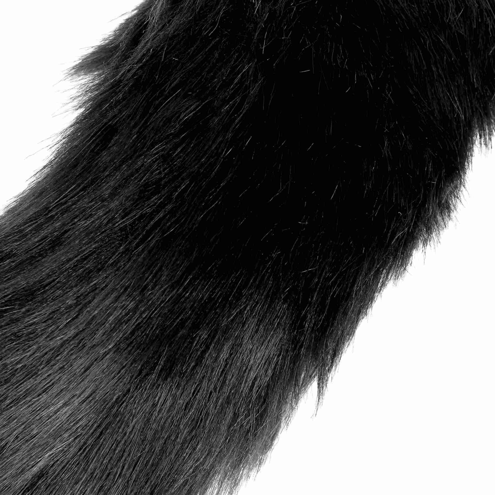 Fox Tail With Metal Butt Plug