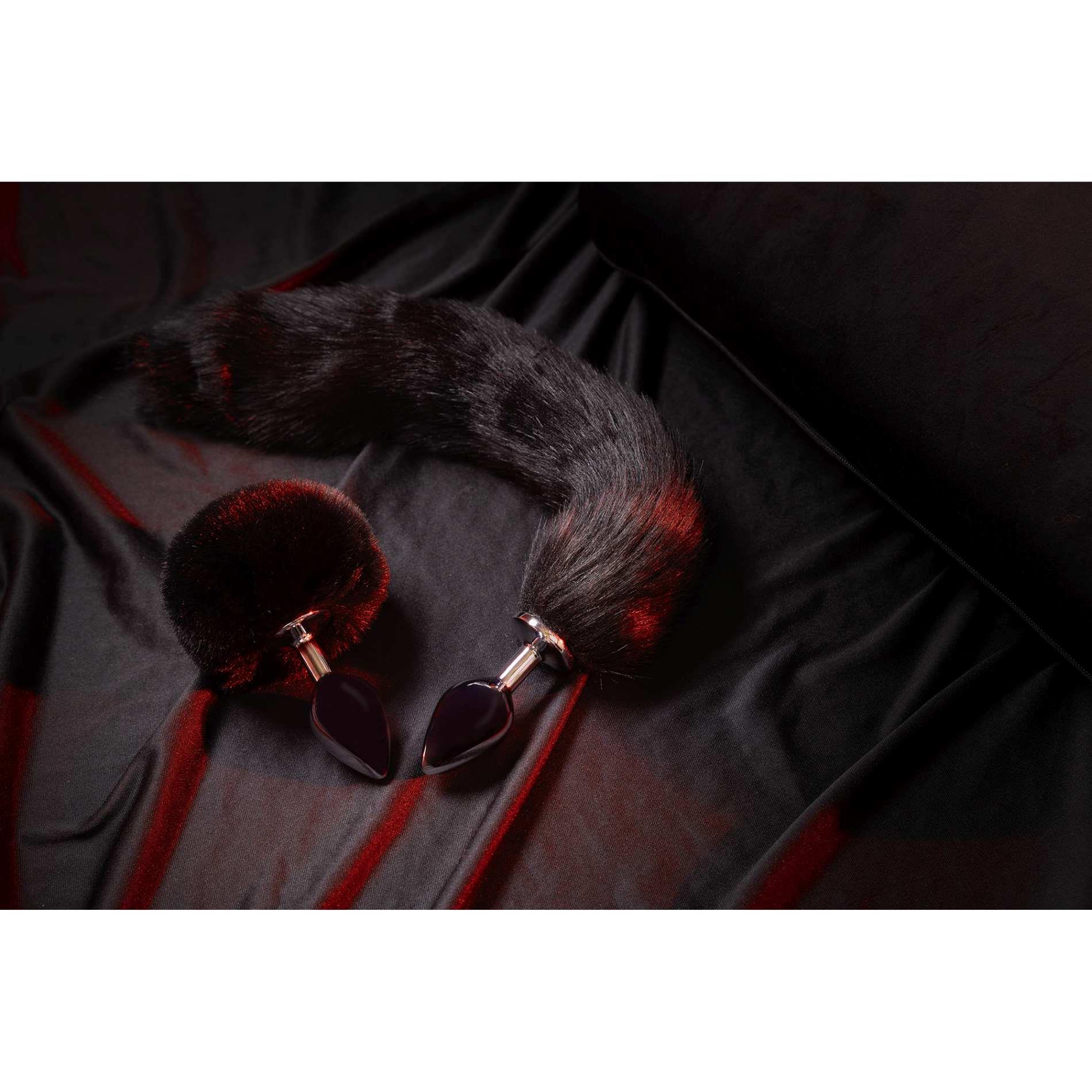 Fox Tail With Metal Butt Plug