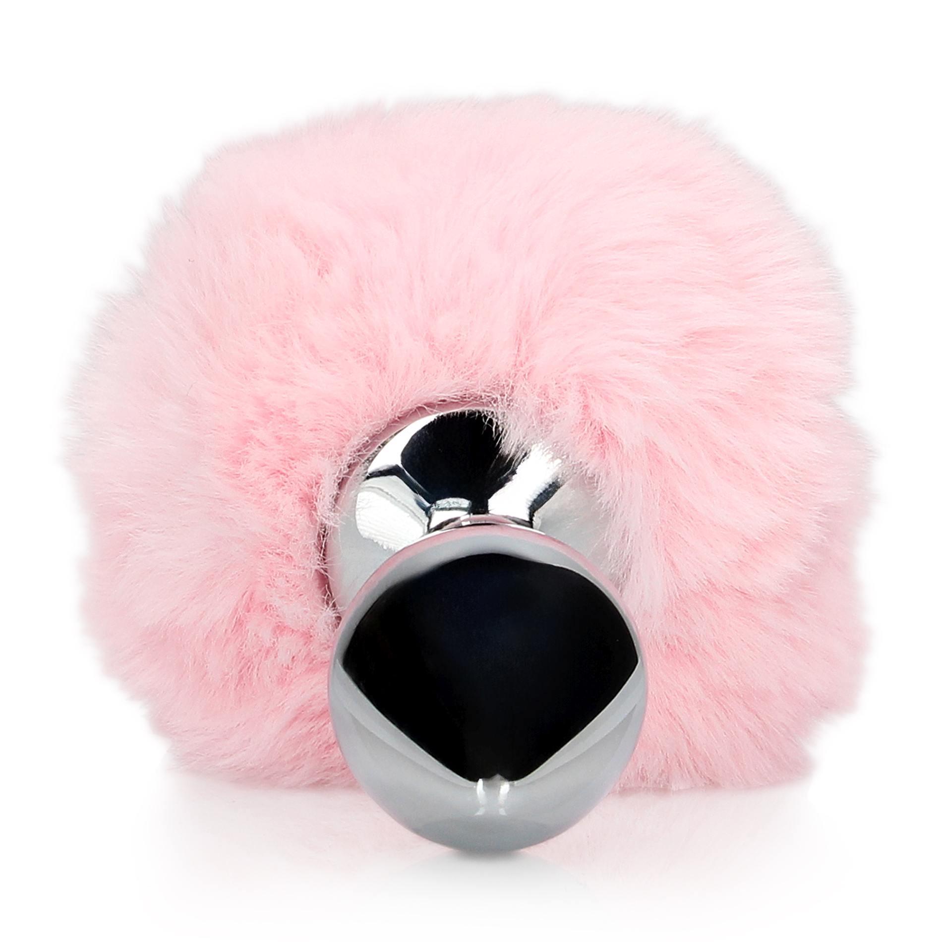 Bunny Tail With Metal Butt Plug