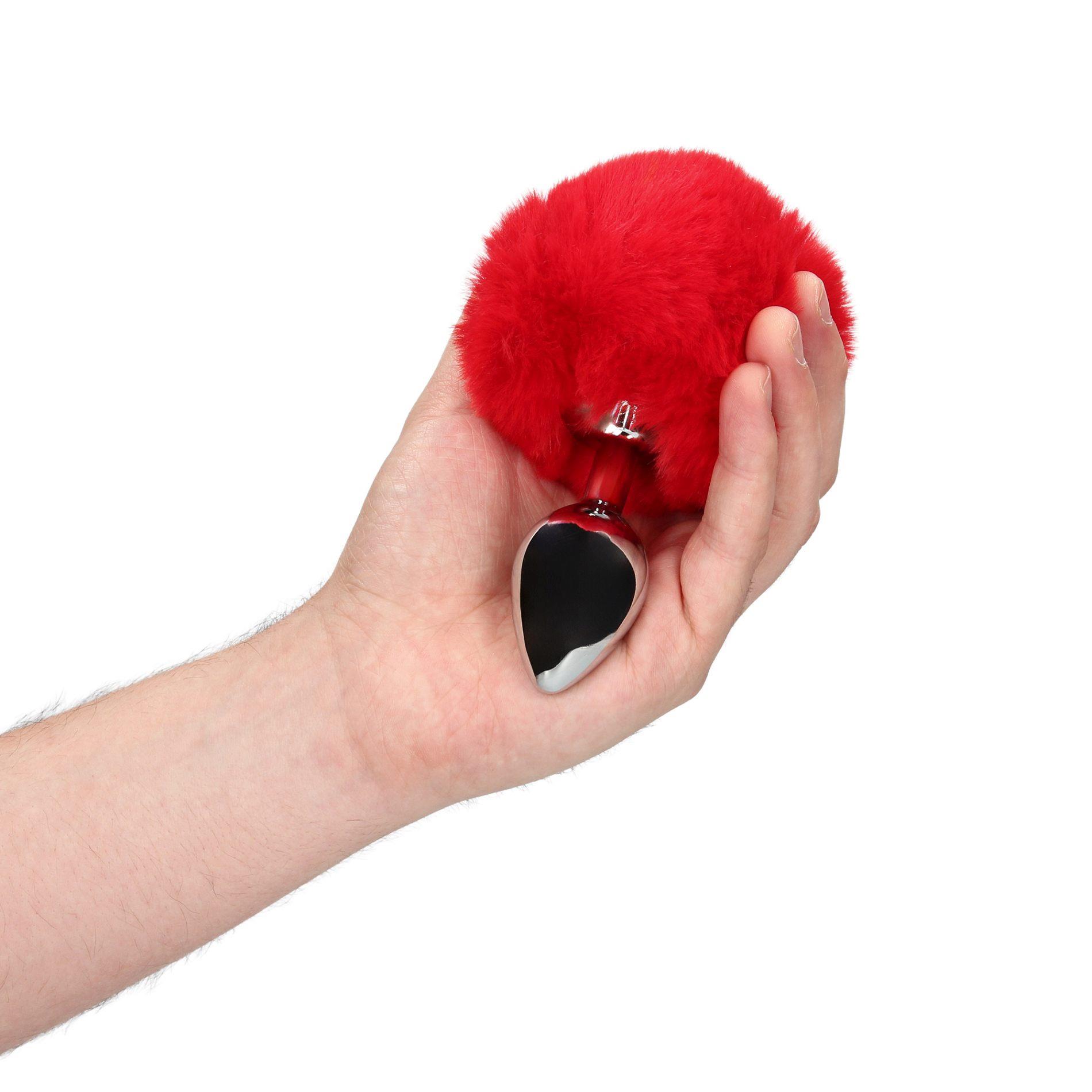 Bunny Tail With Metal Butt Plug