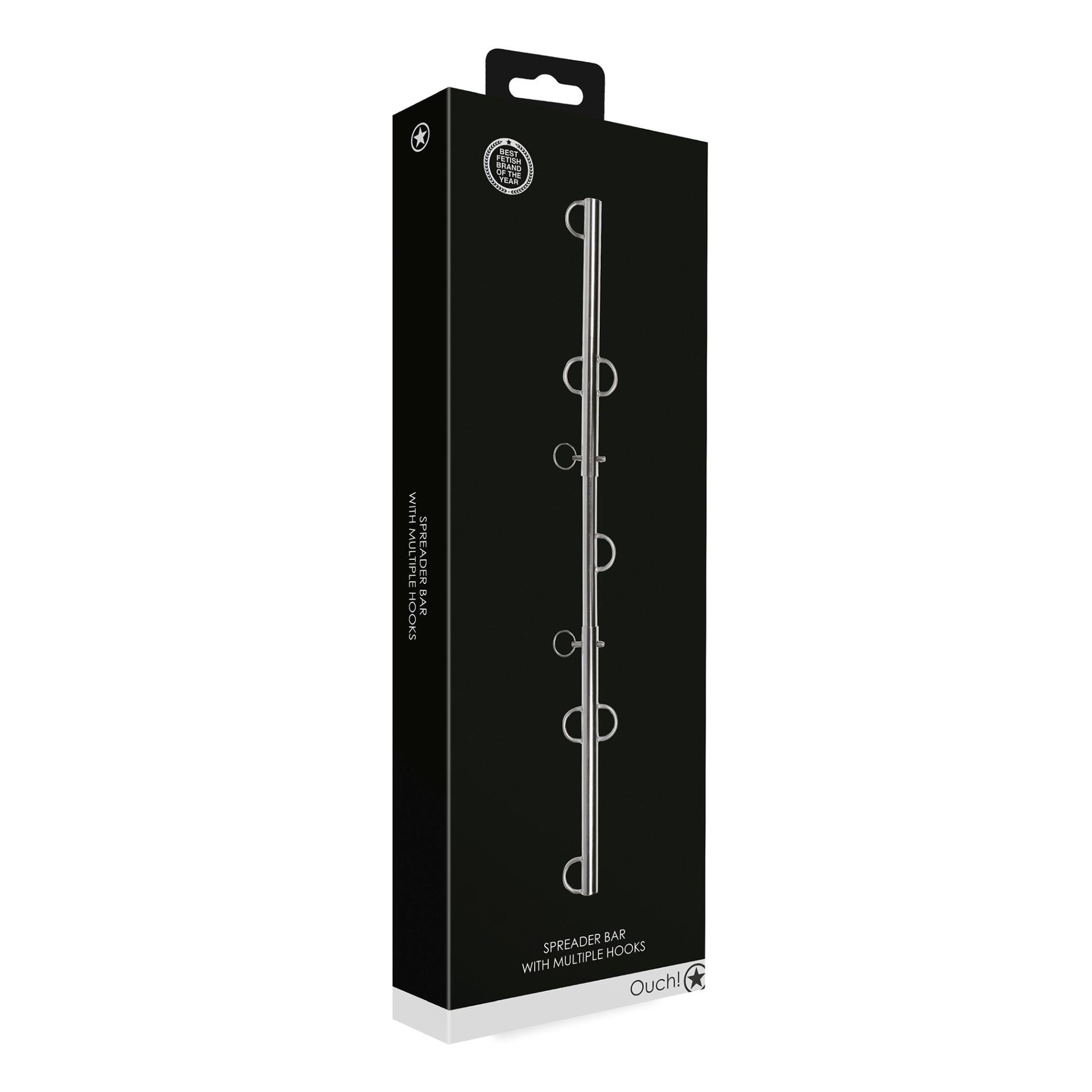 Spreader Bar With Multiple Hooks - Silver