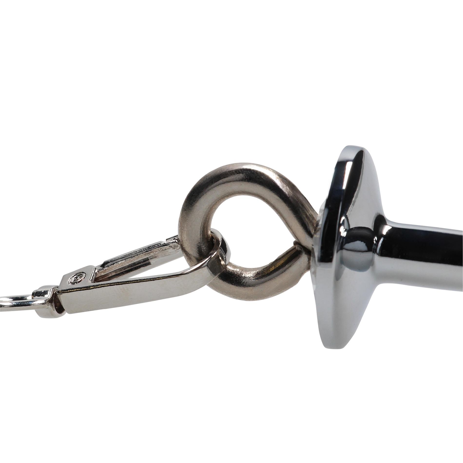 Hearts Paddle With Metal Anal Plug