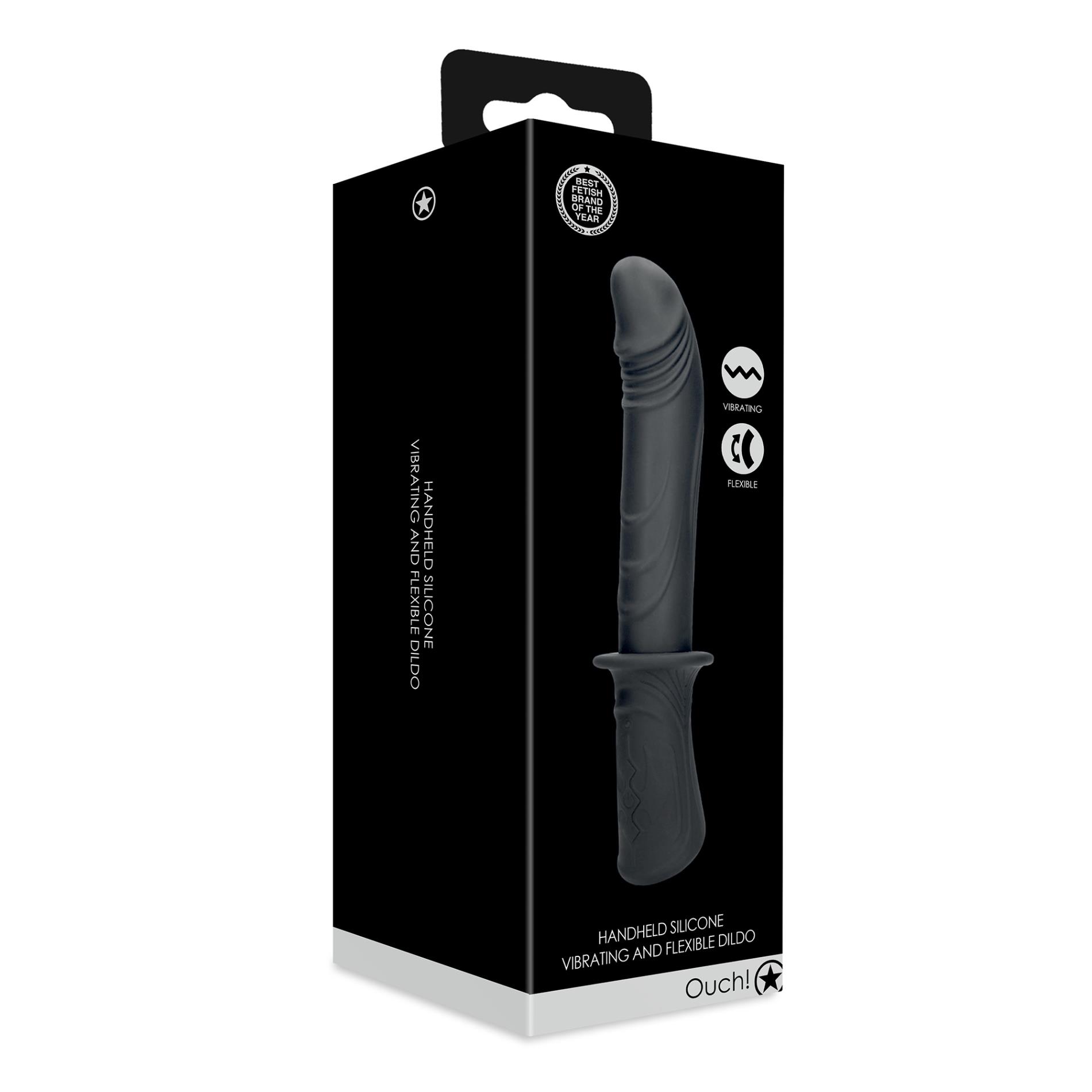 Hand Held Vibrating Sex Machine - Black