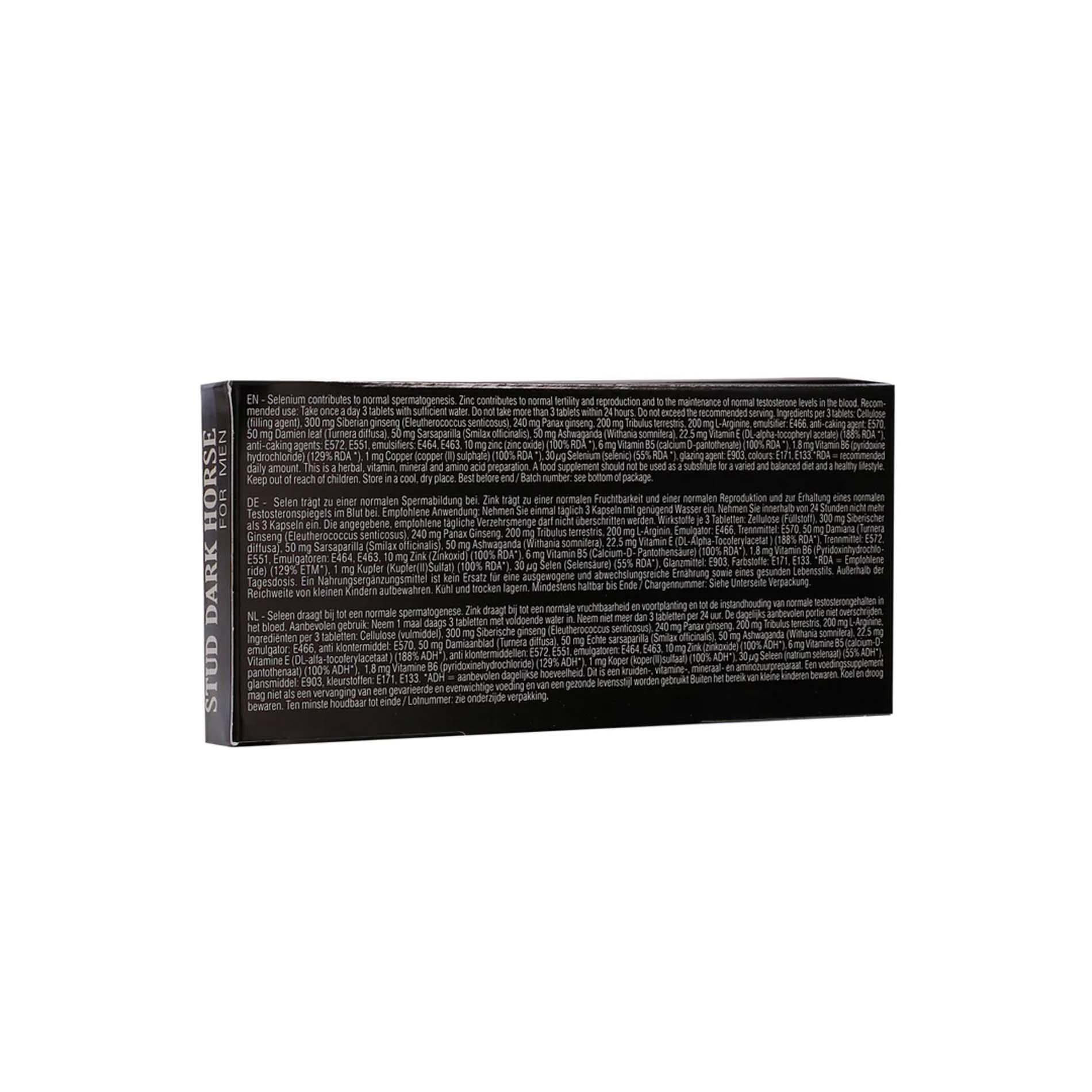 Stud Dark Horse - Erection Pill - 10 Pieces
