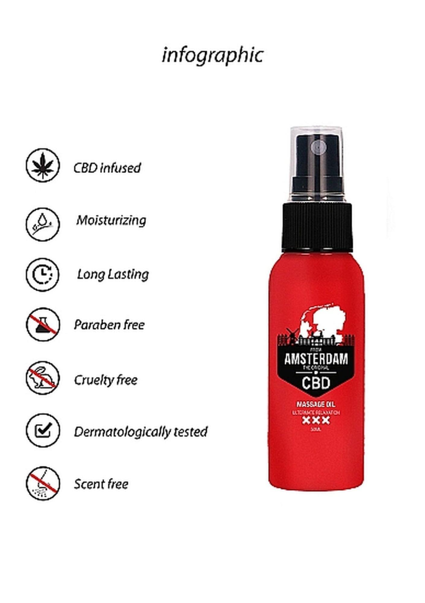 Original Cbd From Amsterdam - Massage Oil - 50 Ml