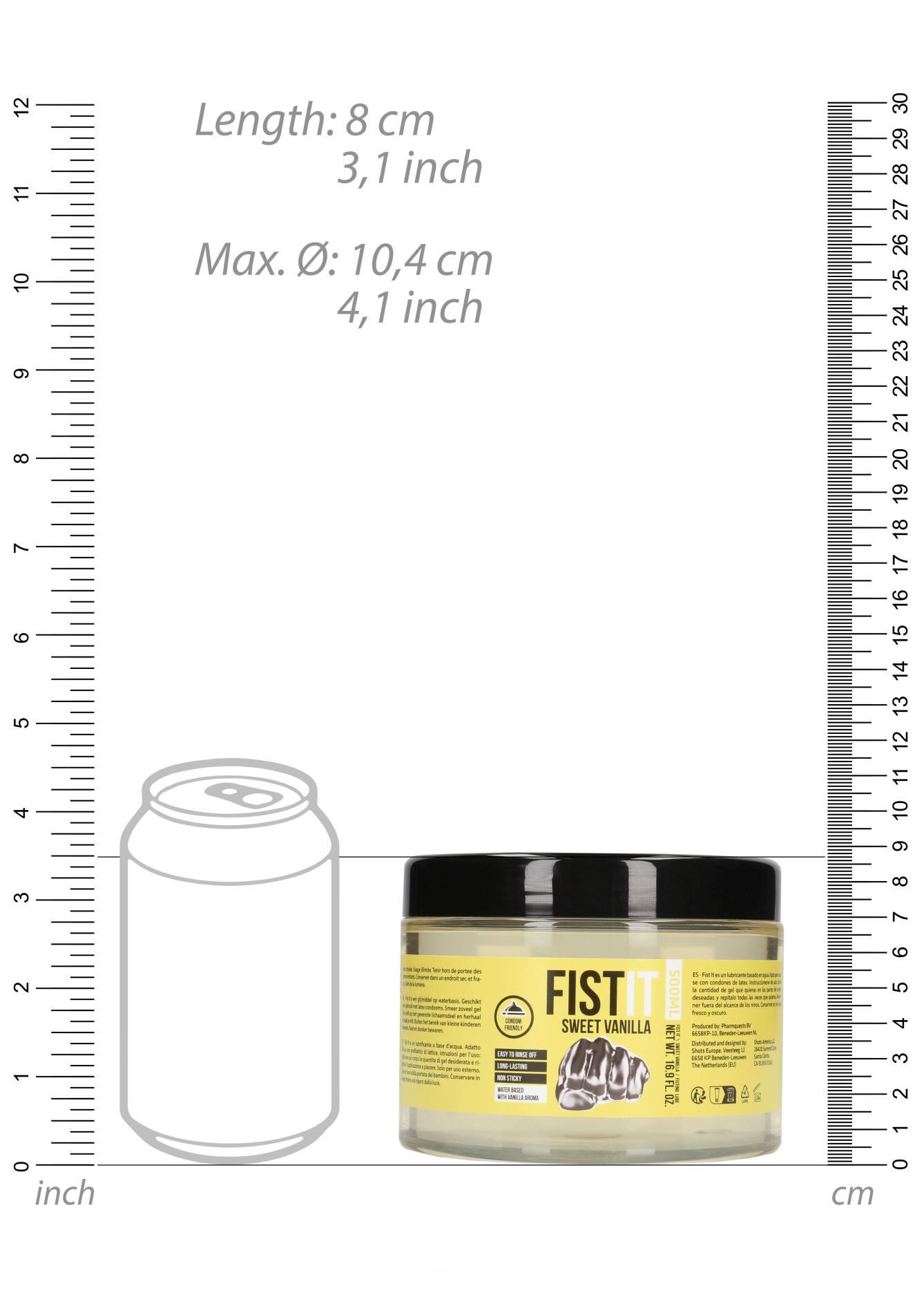 Extra Thick Lubricant - Vanilla - 17 Fl Oz / 500 Ml