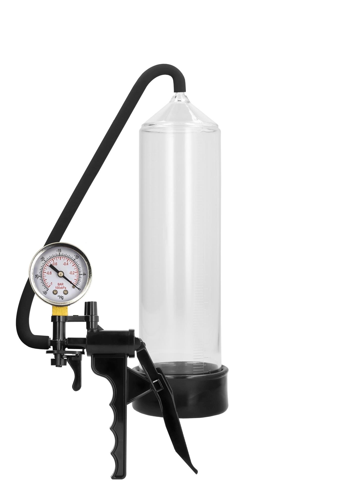 Elite Beginner Pump With Psi Gauge - Transparent