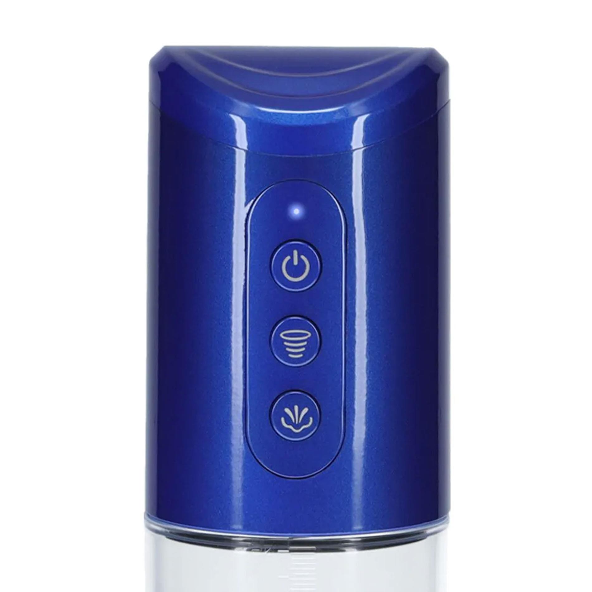 Hyperpump - Rechargeable Penis Pump - Metallic Blue
