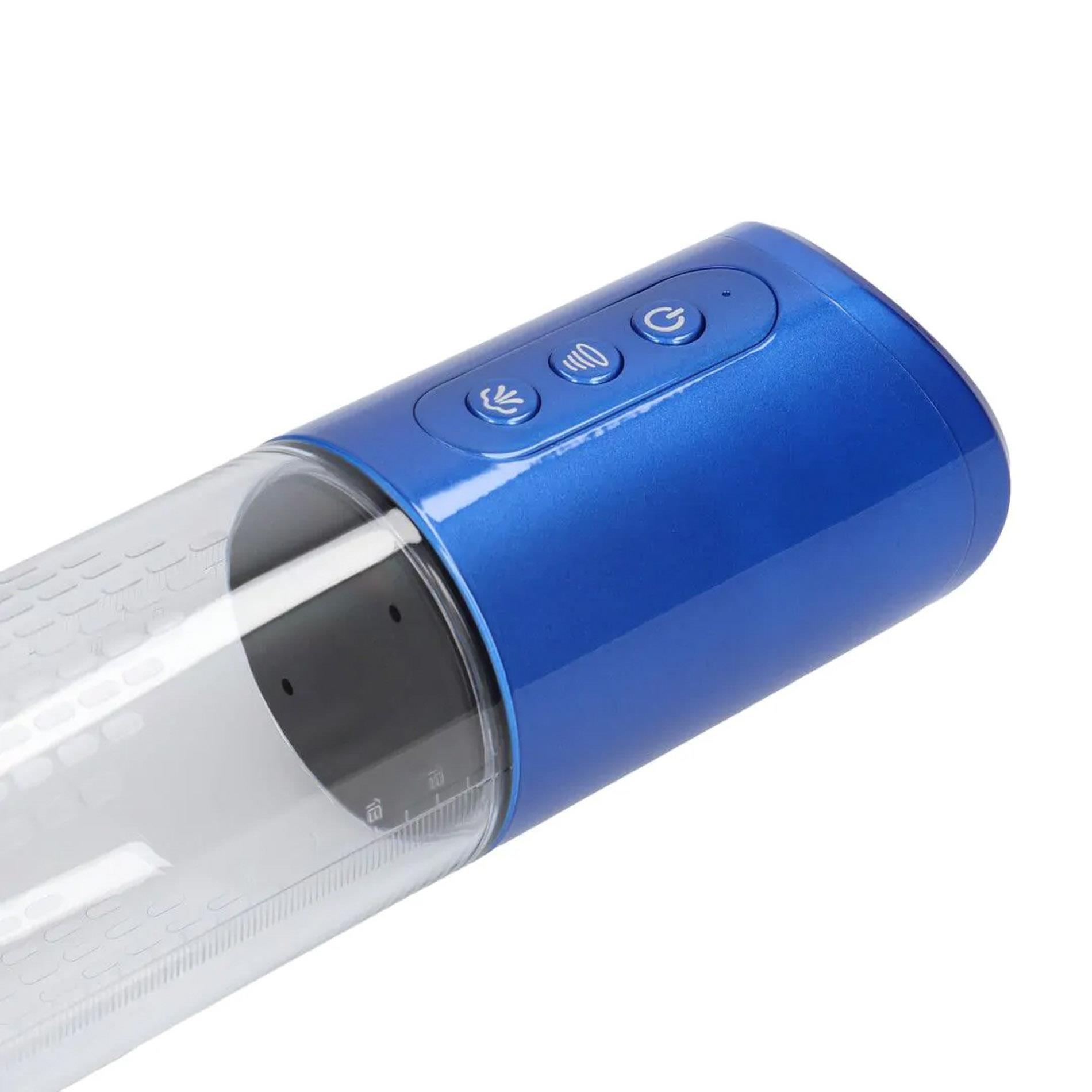 Hyperpump - Rechargeable Penis Pump - Metallic Blue