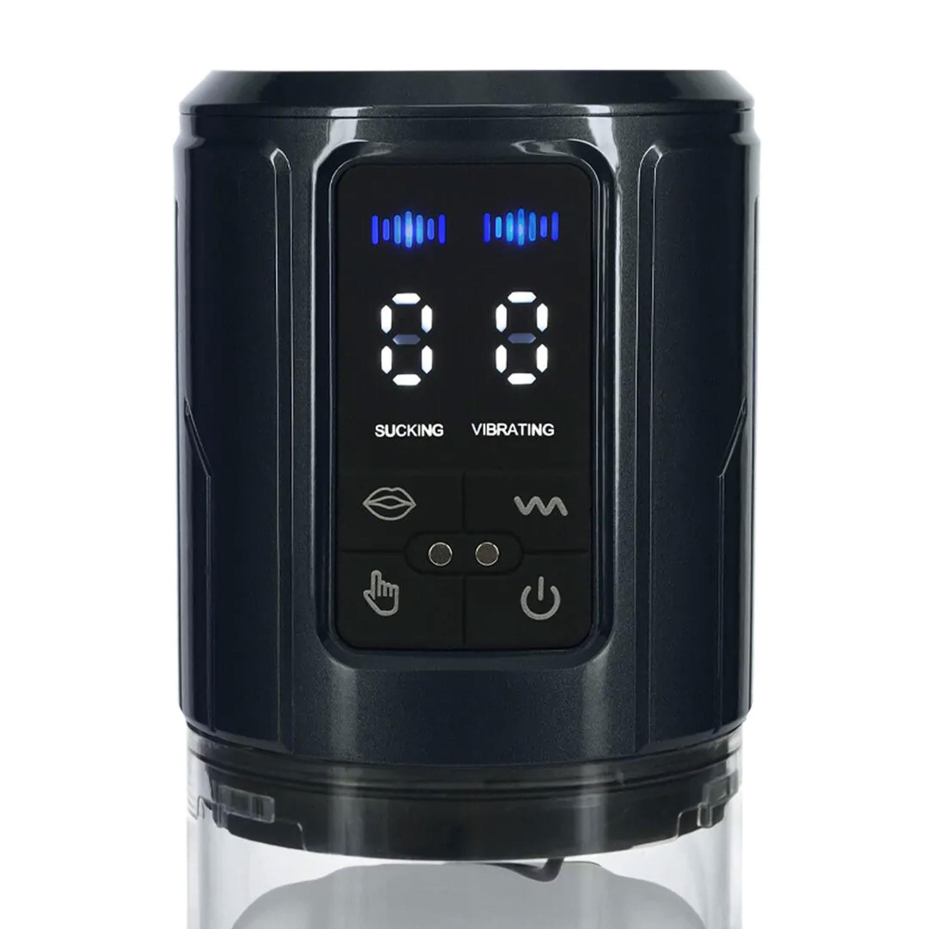 Ultralift - Automatic Waterproof Masturbator Pump - Gun Metal