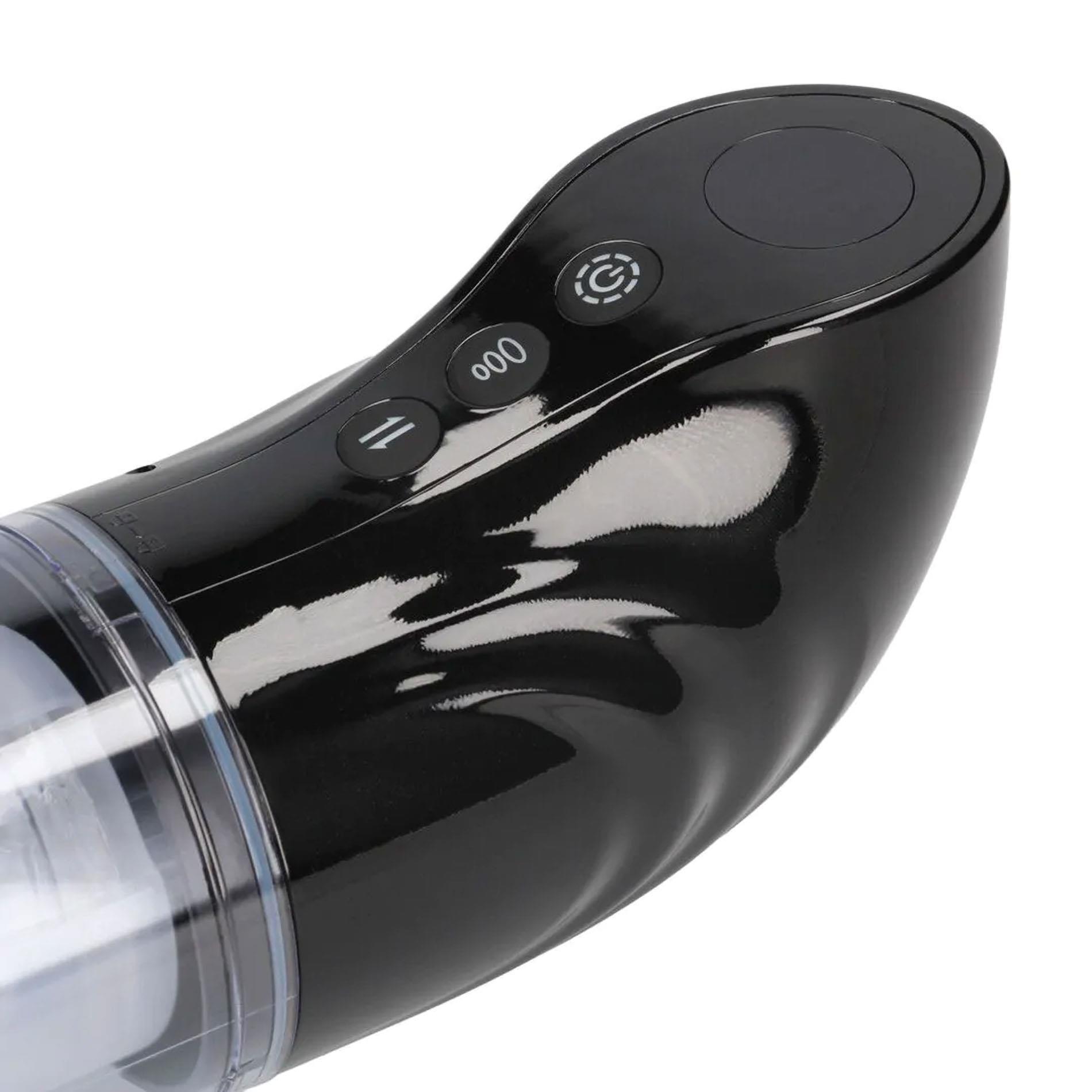 Strokemate - Suction Rotation And Thrusting Masturbator Pump - Black