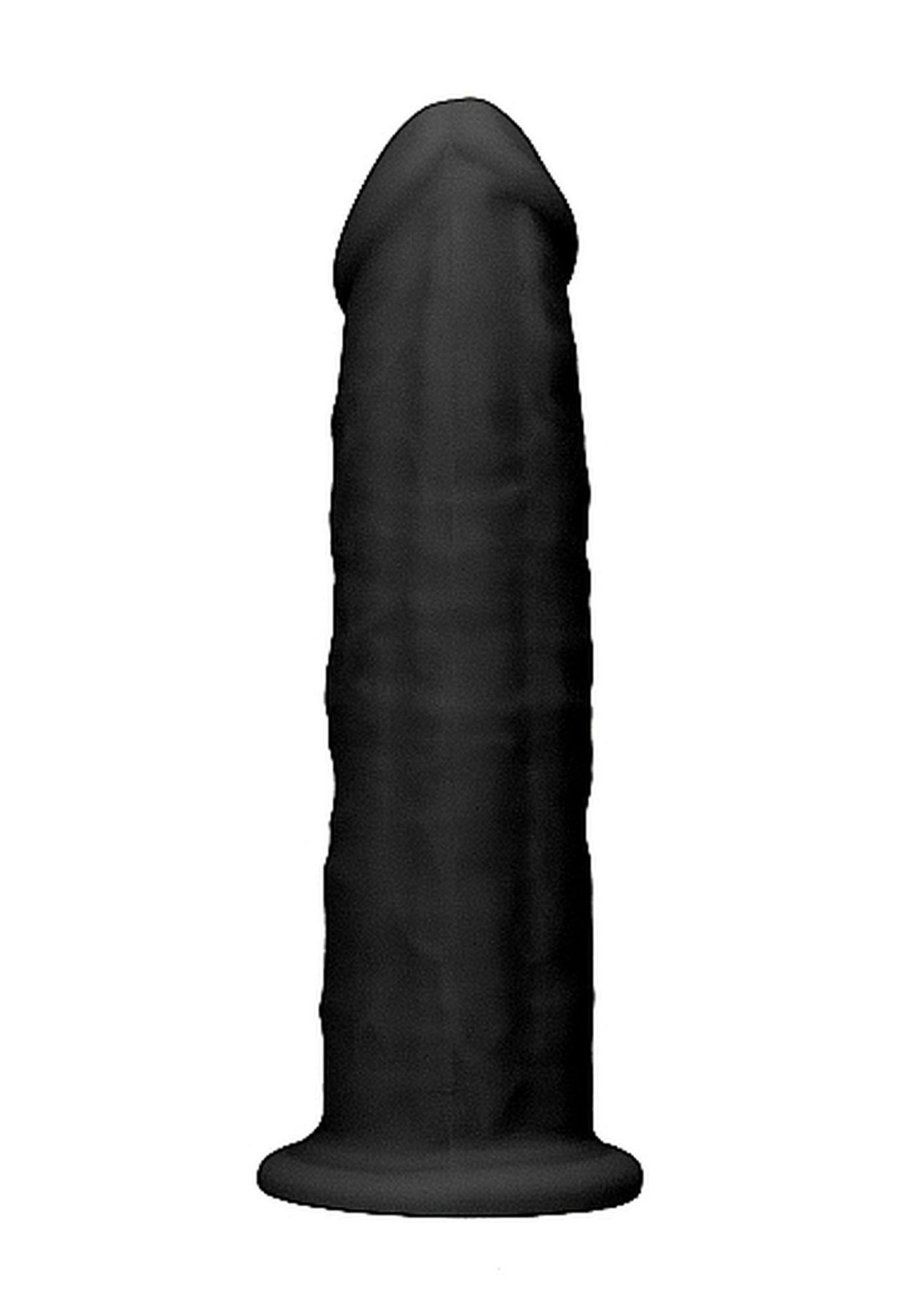 Silicone Dildo Without Balls - 15,3 Cm - Black
