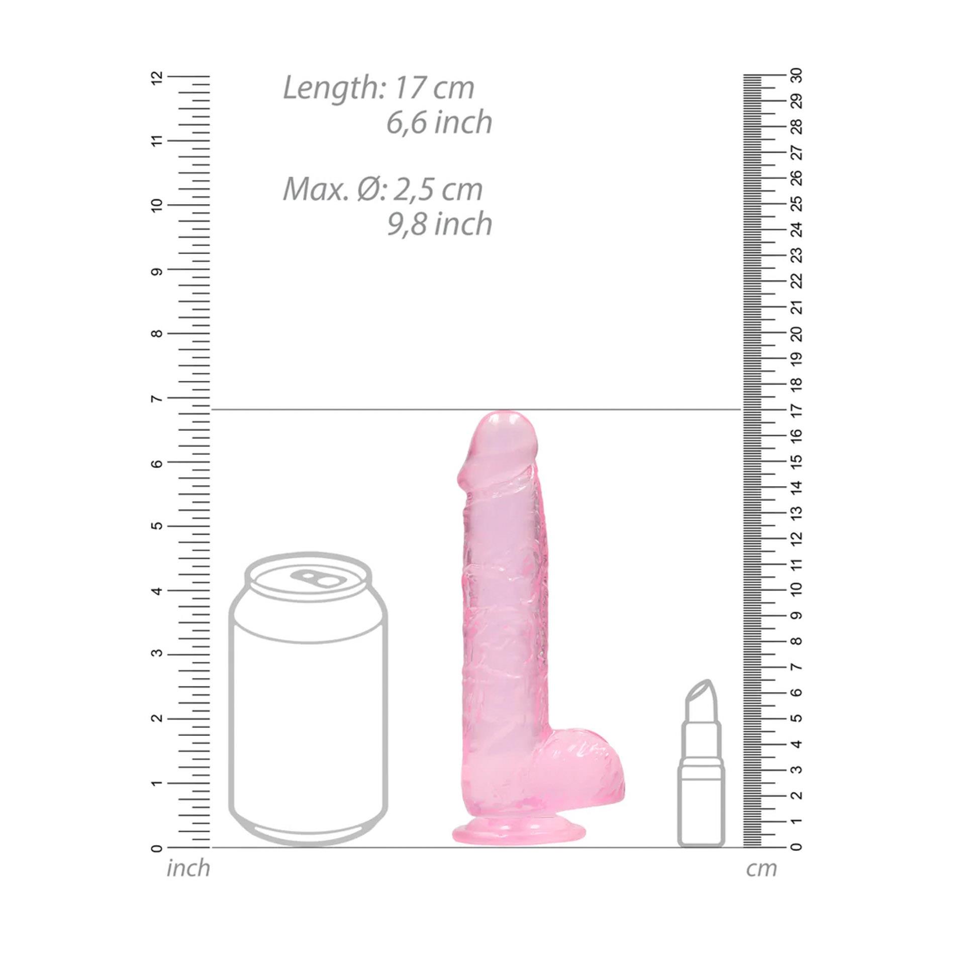 Realistic Dildo With Balls - 15 Cm
