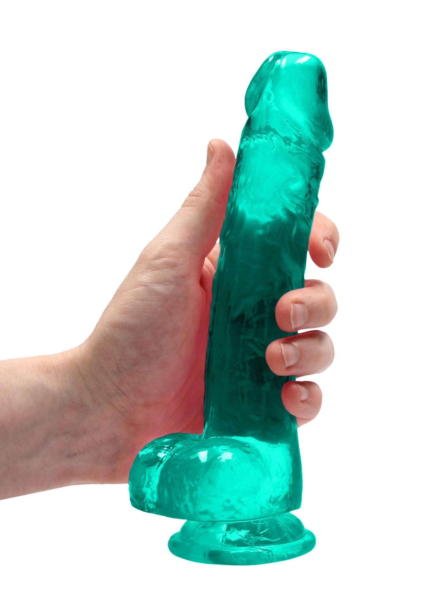 Realistic Dildo With Balls - 8""""/ 21 Cm