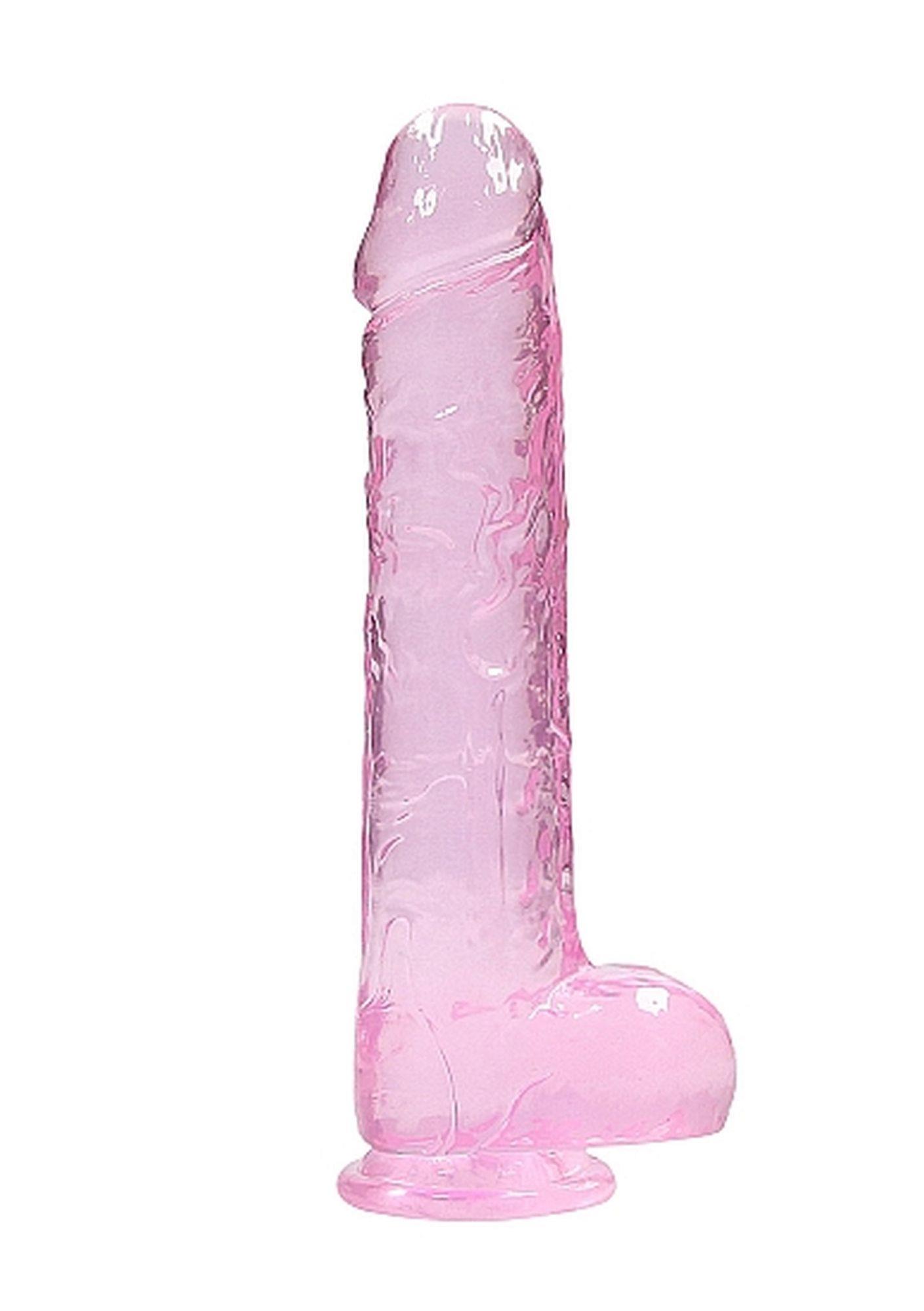 9"" / 23 Cm Realistic Dildo With Balls - Pink
