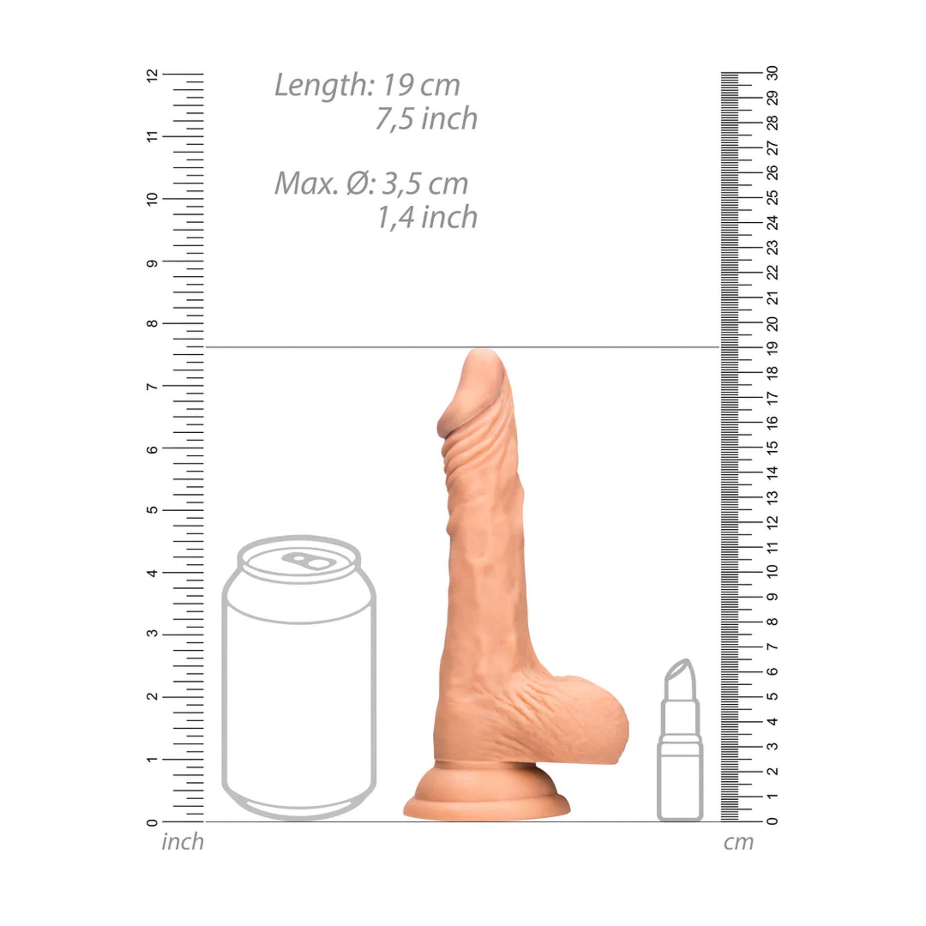 Dong With Testicles - 17 Cm