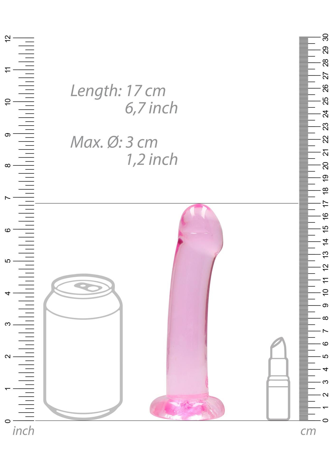 Non Realistic Dildo With Suction Cup - 6,7""""/ 17 Cm