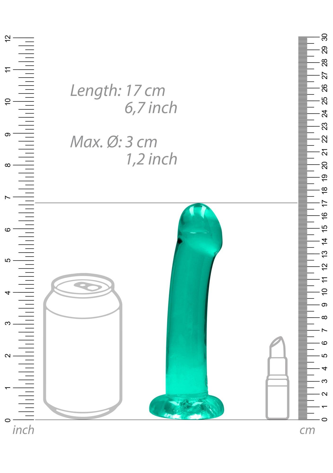 Non Realistic Dildo With Suction Cup - 6,7""""/ 17 Cm