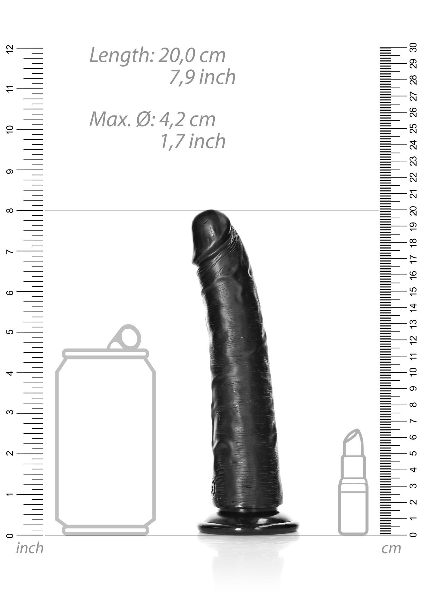 Slim Realistic Dildo With Suction Cup - 7""""/ 18 Cm