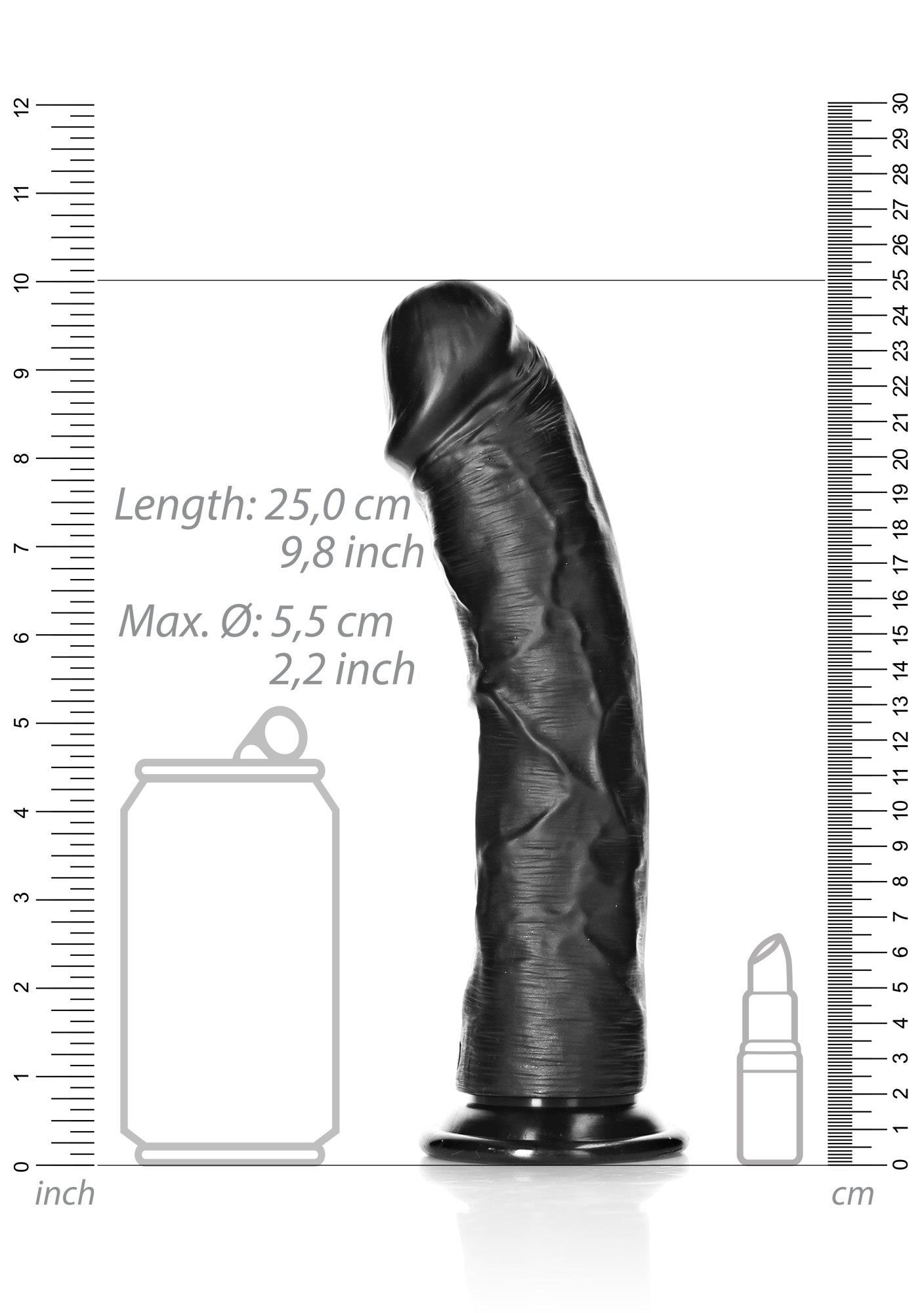Curved Realistic Dildo With Suction Cup - 9""""/ 23 Cm