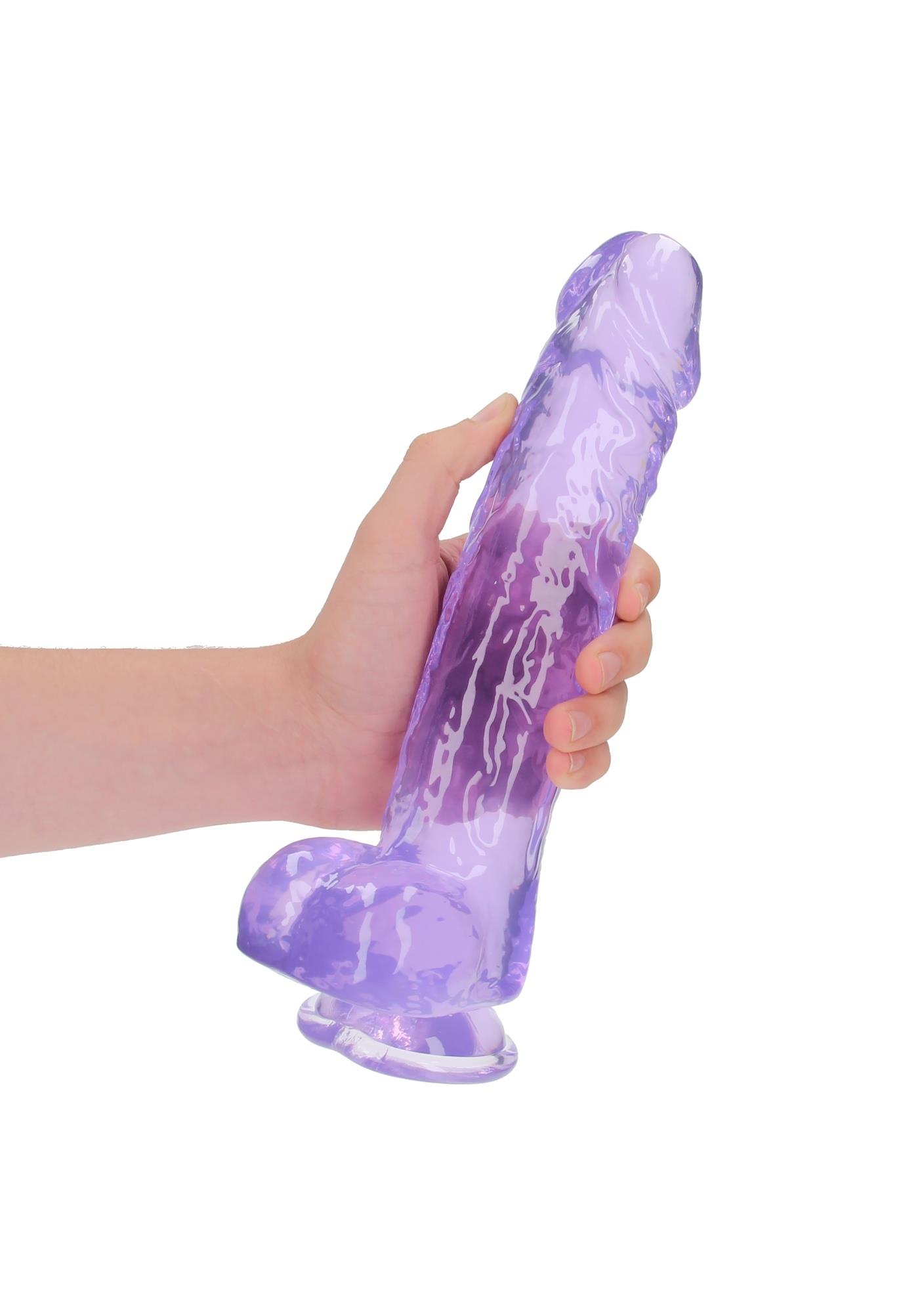 Realistic Dildo With Balls - 10""""/ 25,4 Cm