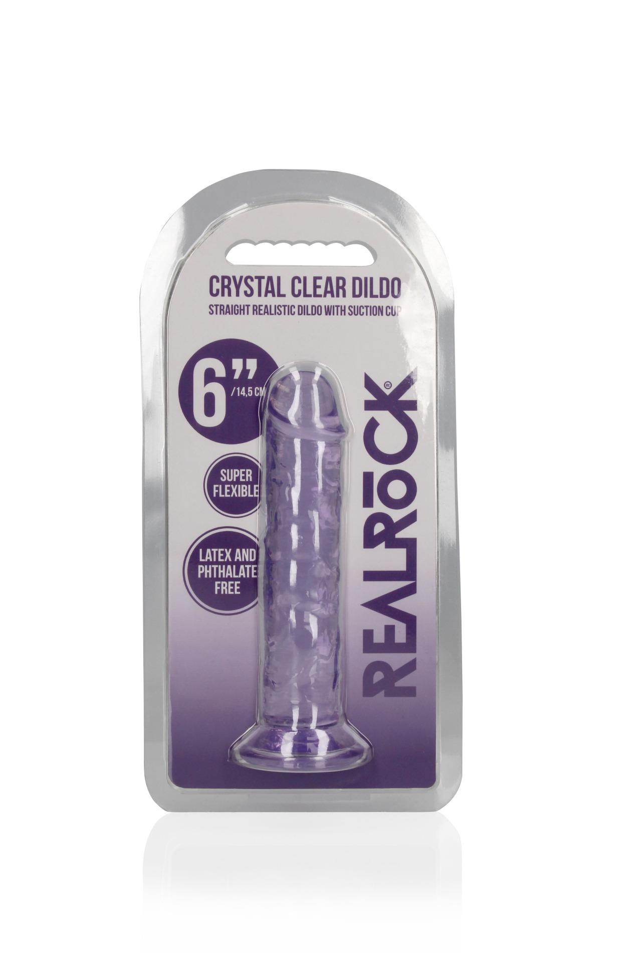 Straight Realistic Dildo With Suction Cup - 6'' / 14,5